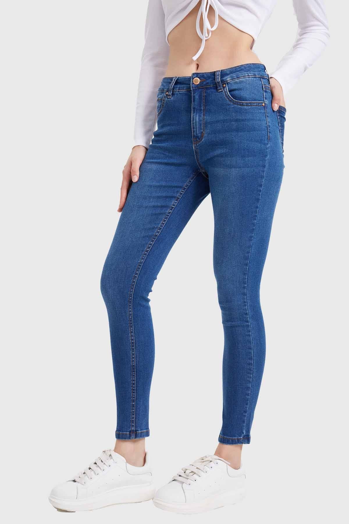 Jeans Mujer Skinny Estela Azul - Image 2