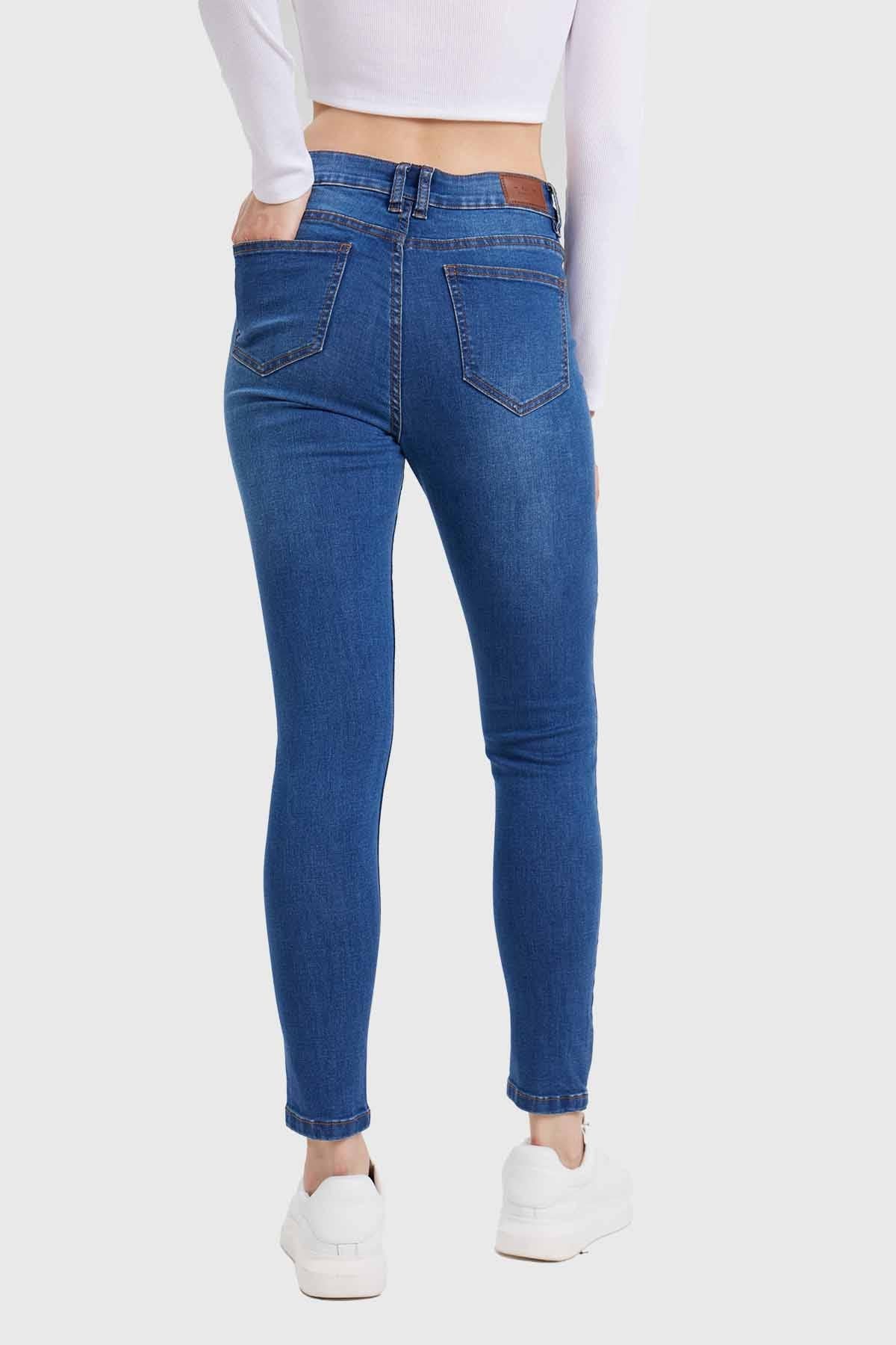 Jeans Mujer Skinny Estela Azul - Image 3