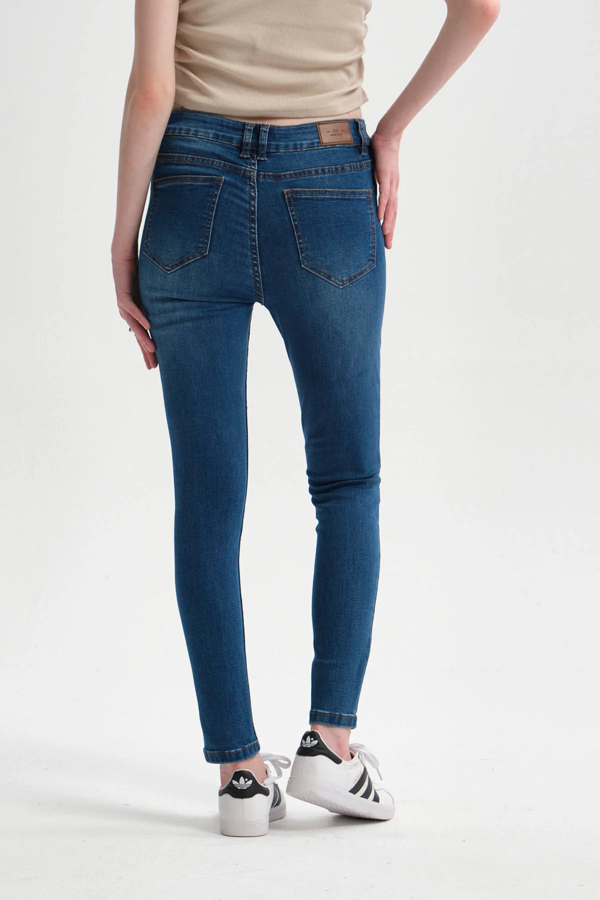 Jeans Mujer Super Skinny Estela Azul - Image 3
