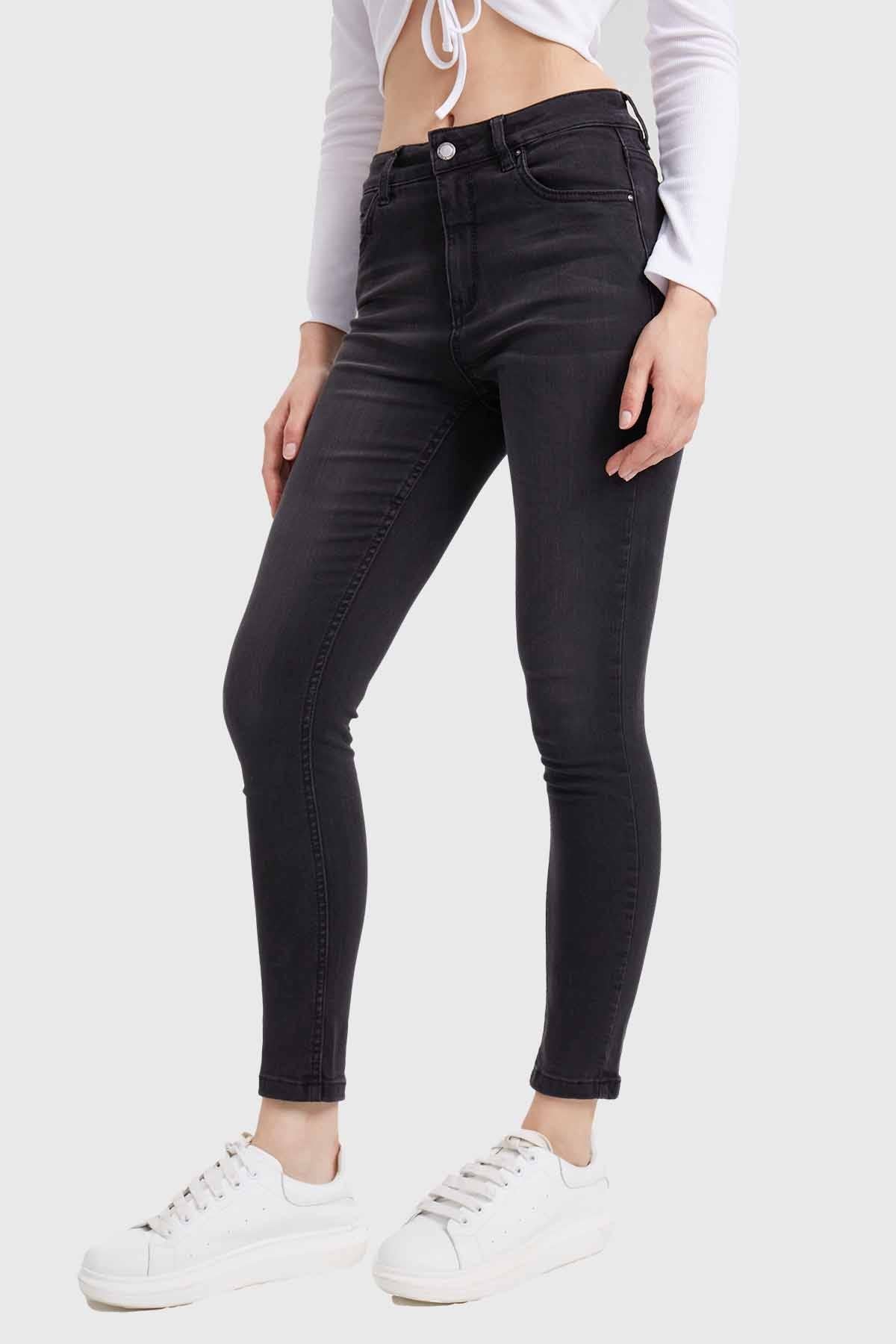 Jeans Mujer Skinny Estela Negro - Image 2