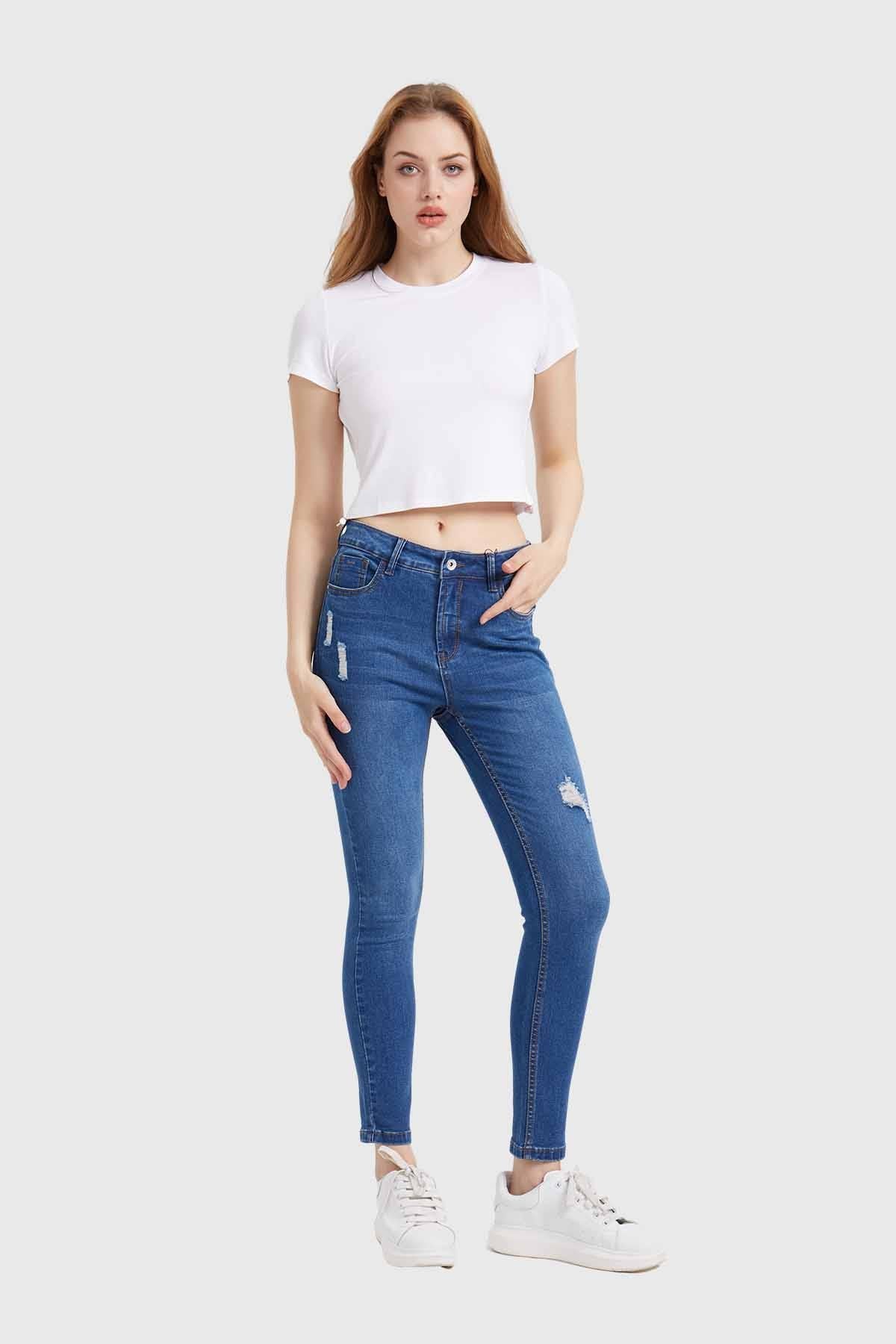 Jeans Mujer Skinny Lia Azul - Image 4
