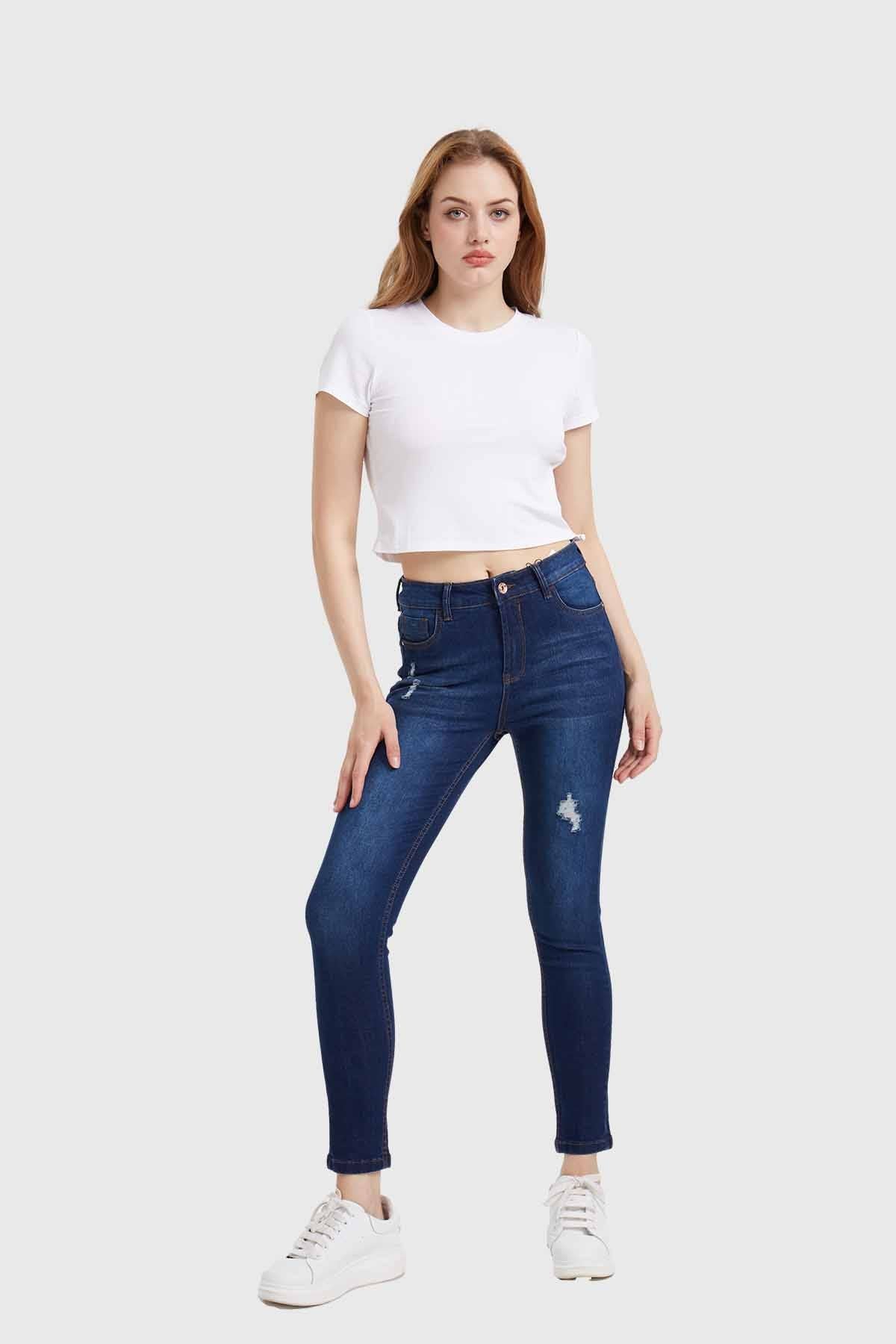 Jeans Mujer Skinny Lia Azul - Image 4
