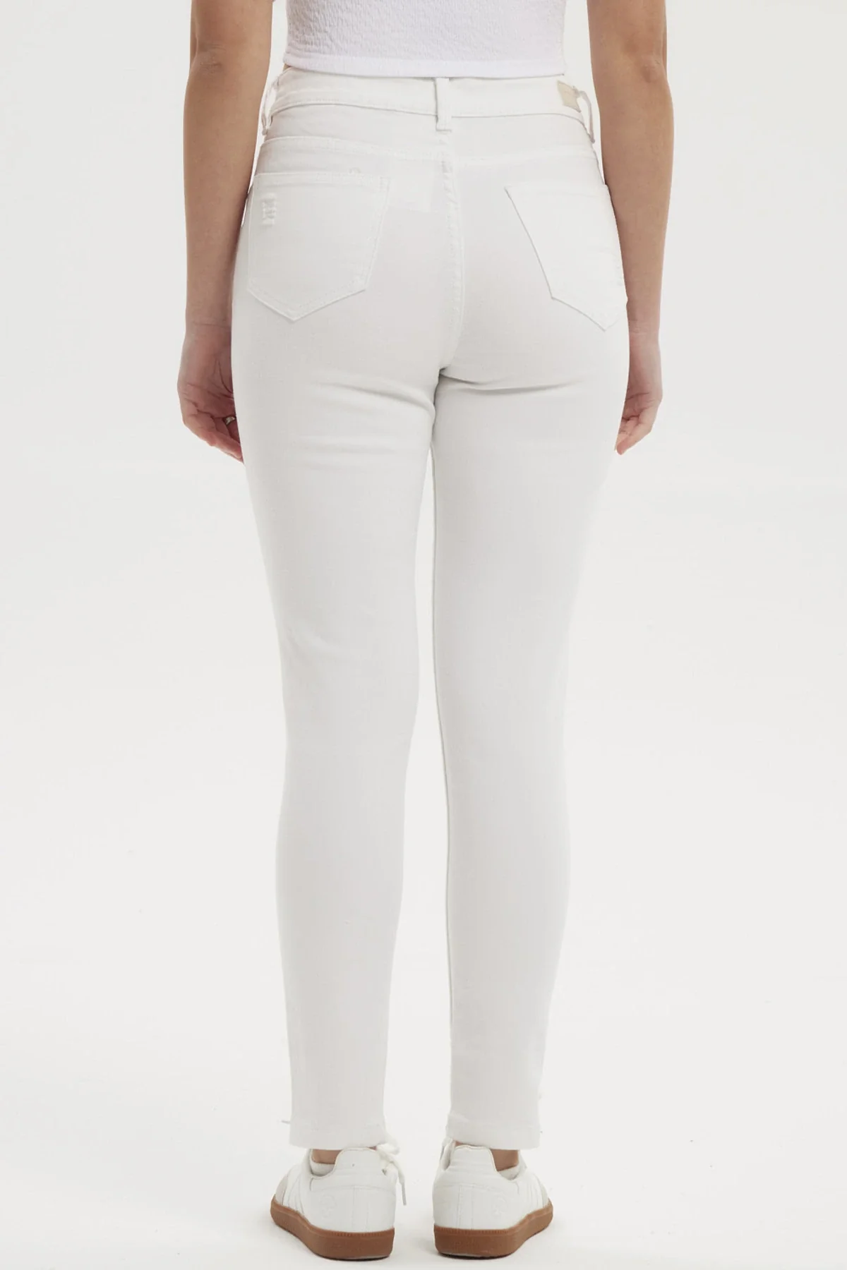 Jeans Mujer Super Skinny Lia Blanco - Image 3