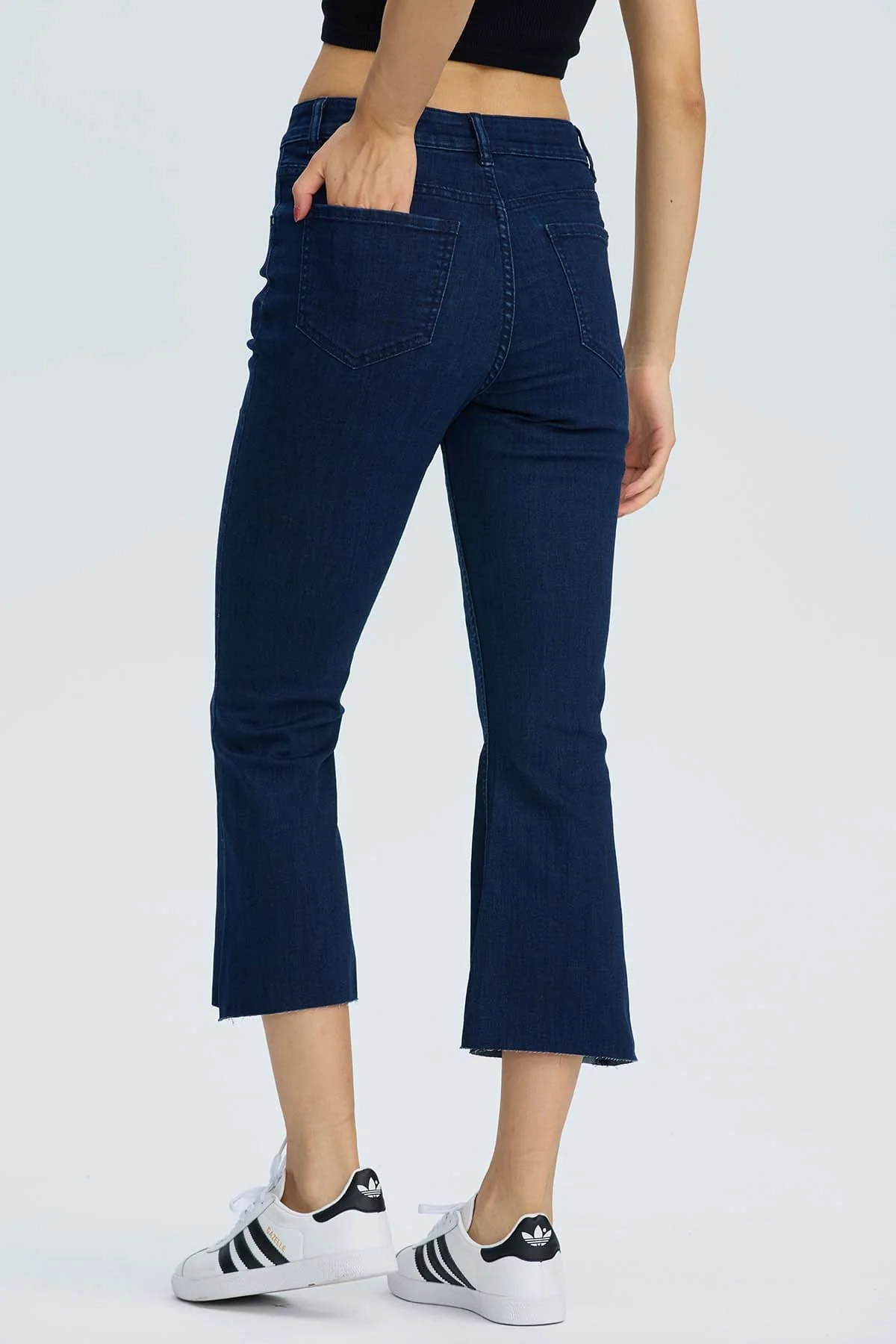 Jeans Mujer Vita Flare Azul Oscuro - Image 3