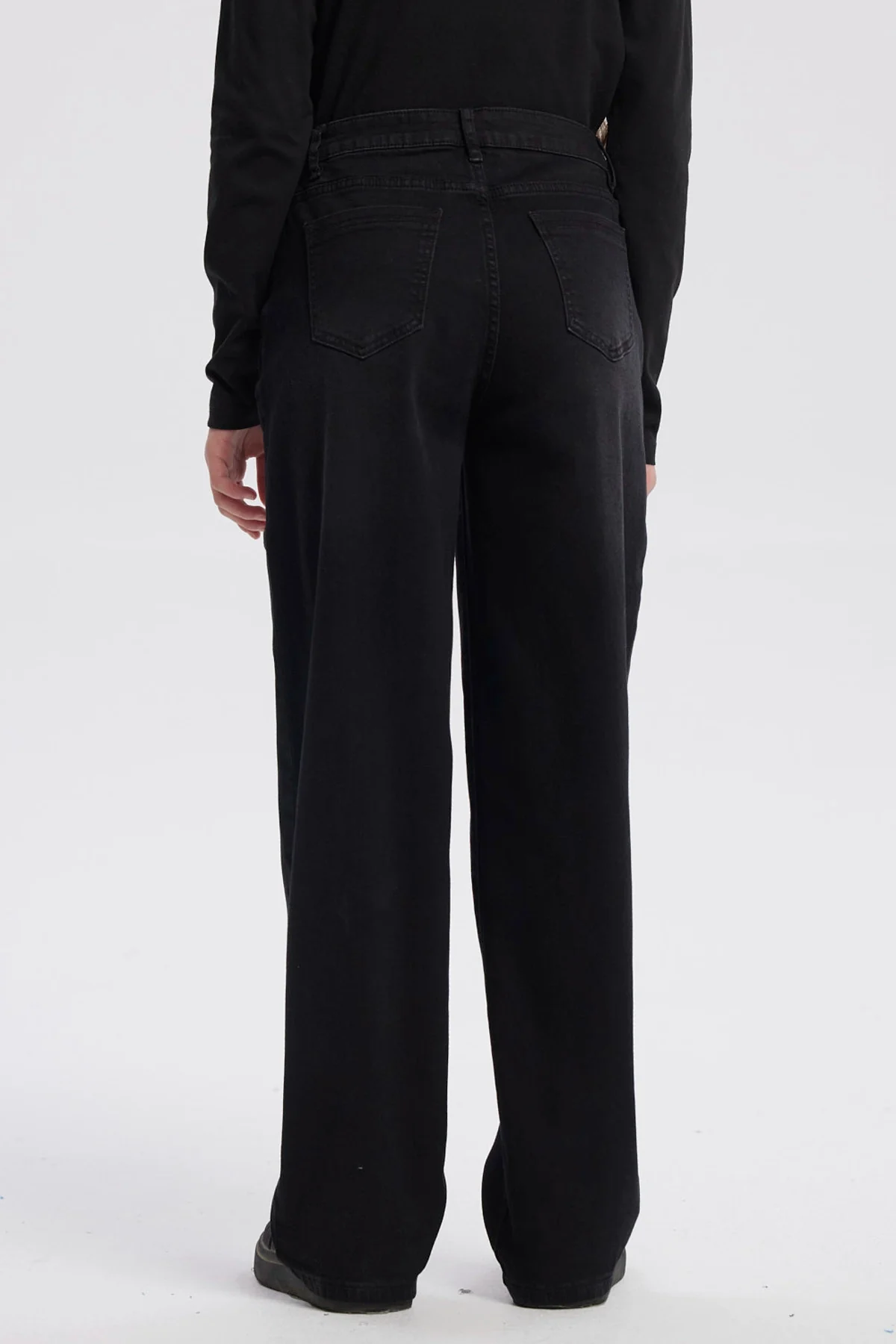 Jeans Niña Baggy Negro - Image 3