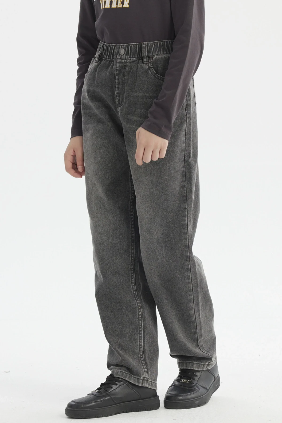 Jeans Niño Baggy Gris - Image 2
