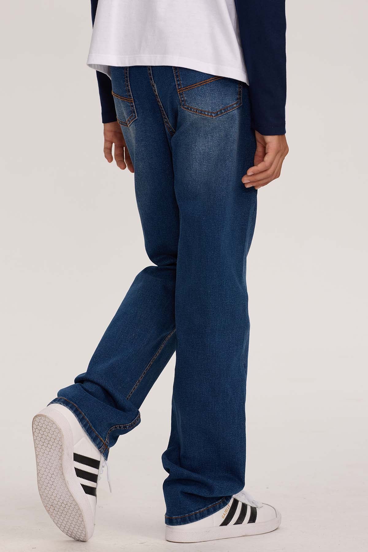 Jeans Niño Básico Azul Oscuro - Image 3