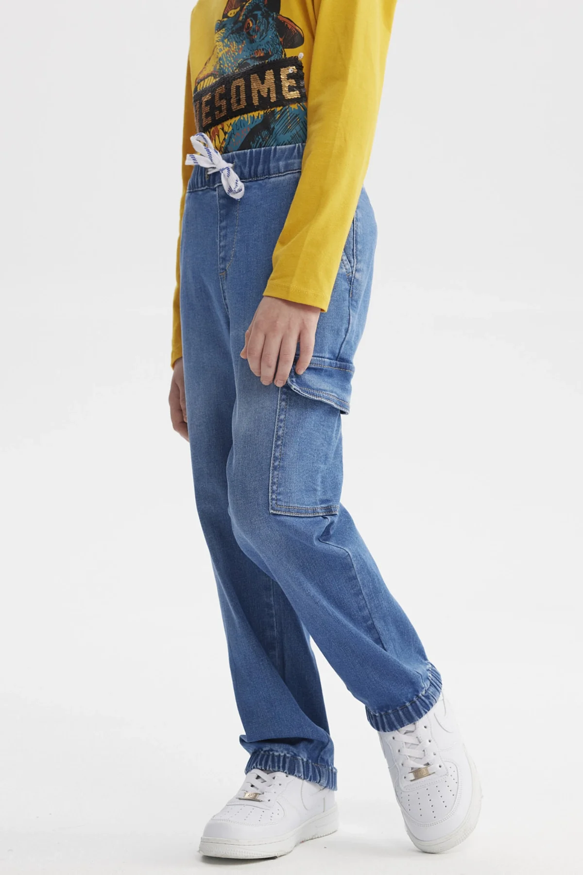 Jeans Niño Pitillo Azul Oscuro - Image 2