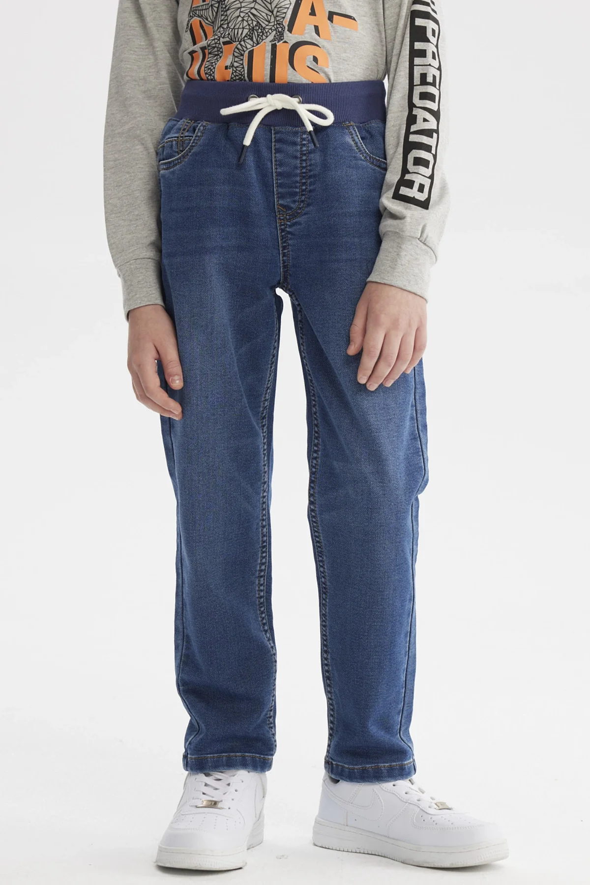 Jeans Niño Slim Azul