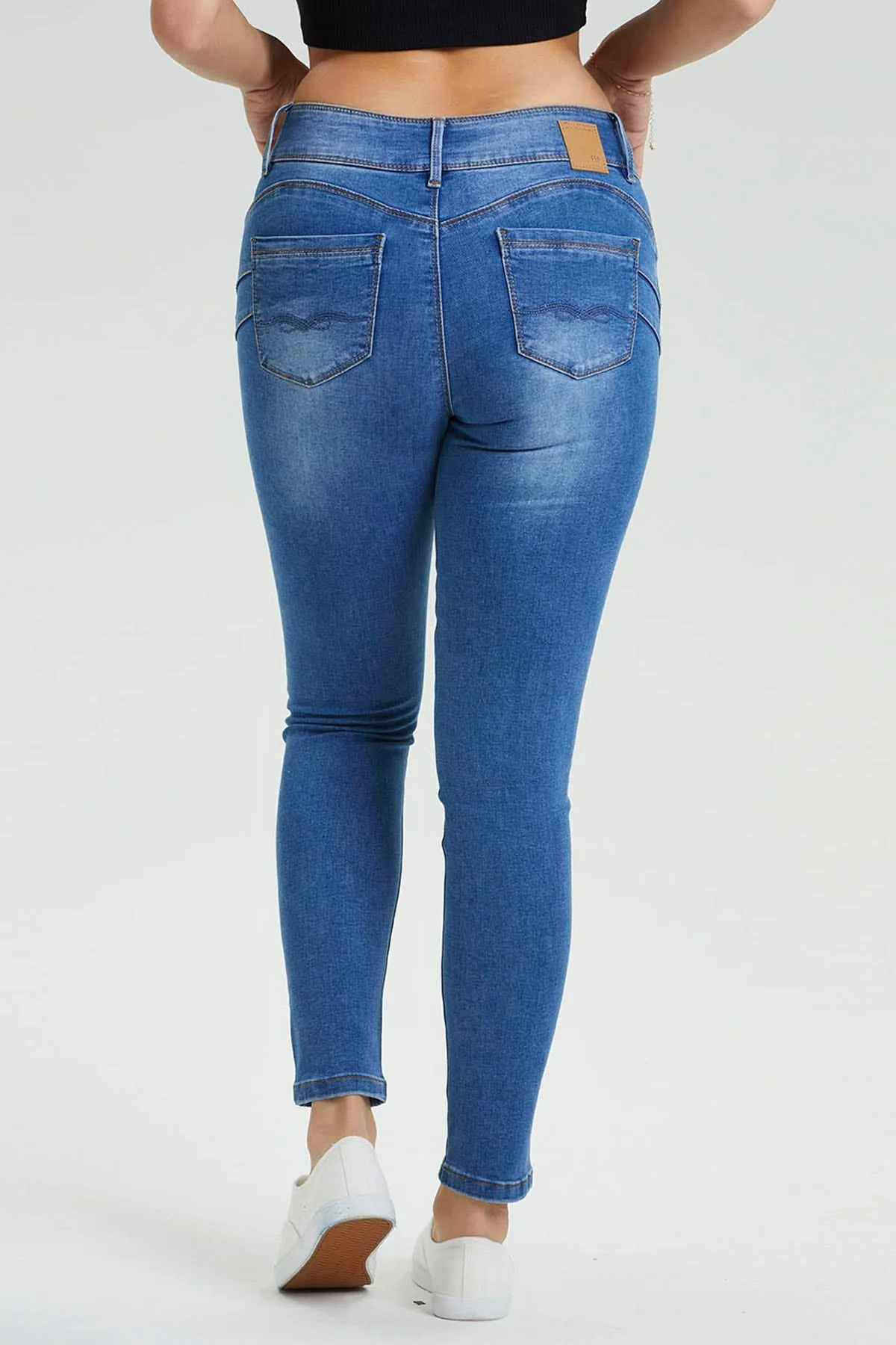 Jeans Skinny Kim Lavado Azul - Image 3