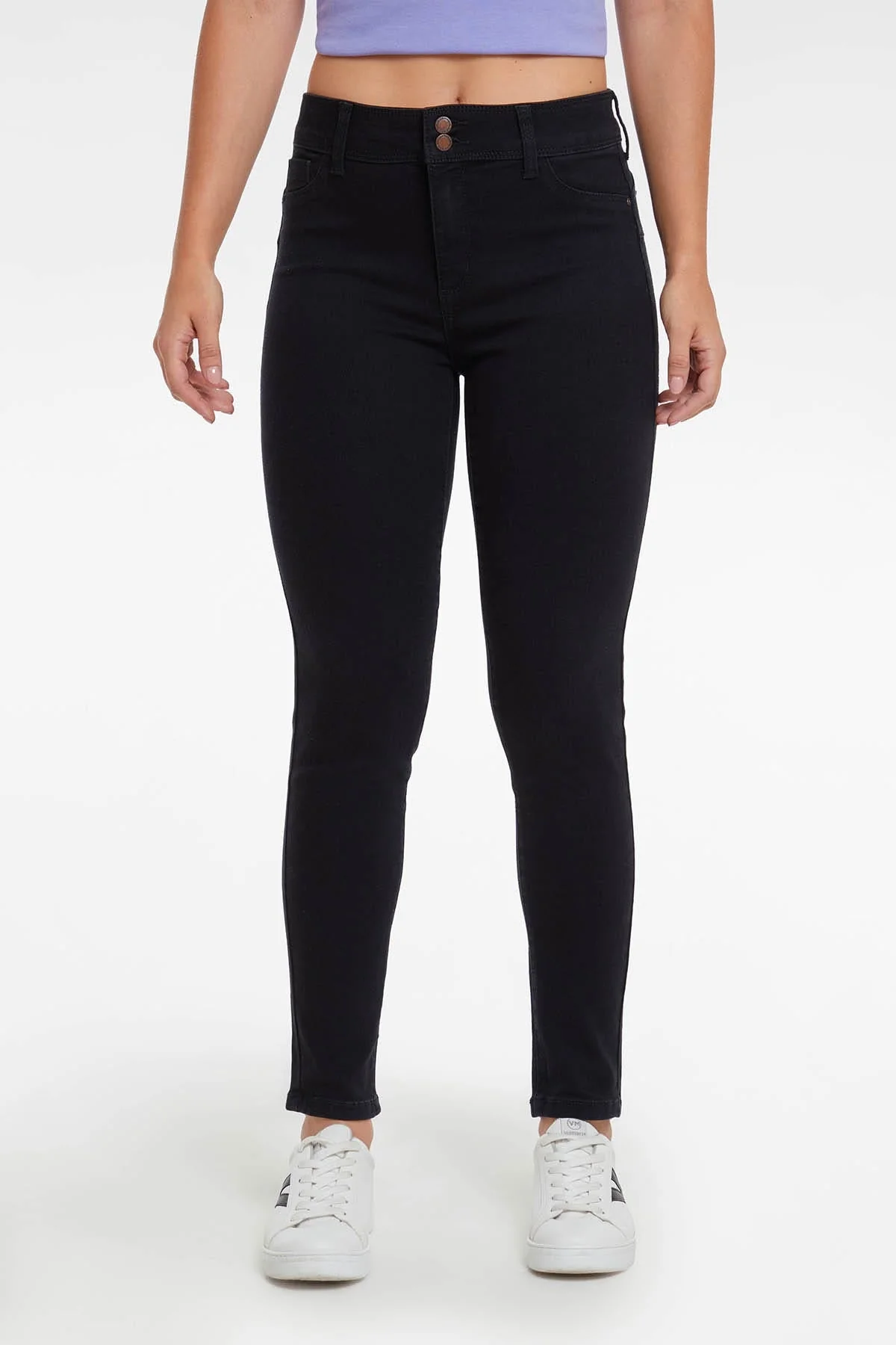 Jeans Skinny Push Up Jeny Negro - Image 5