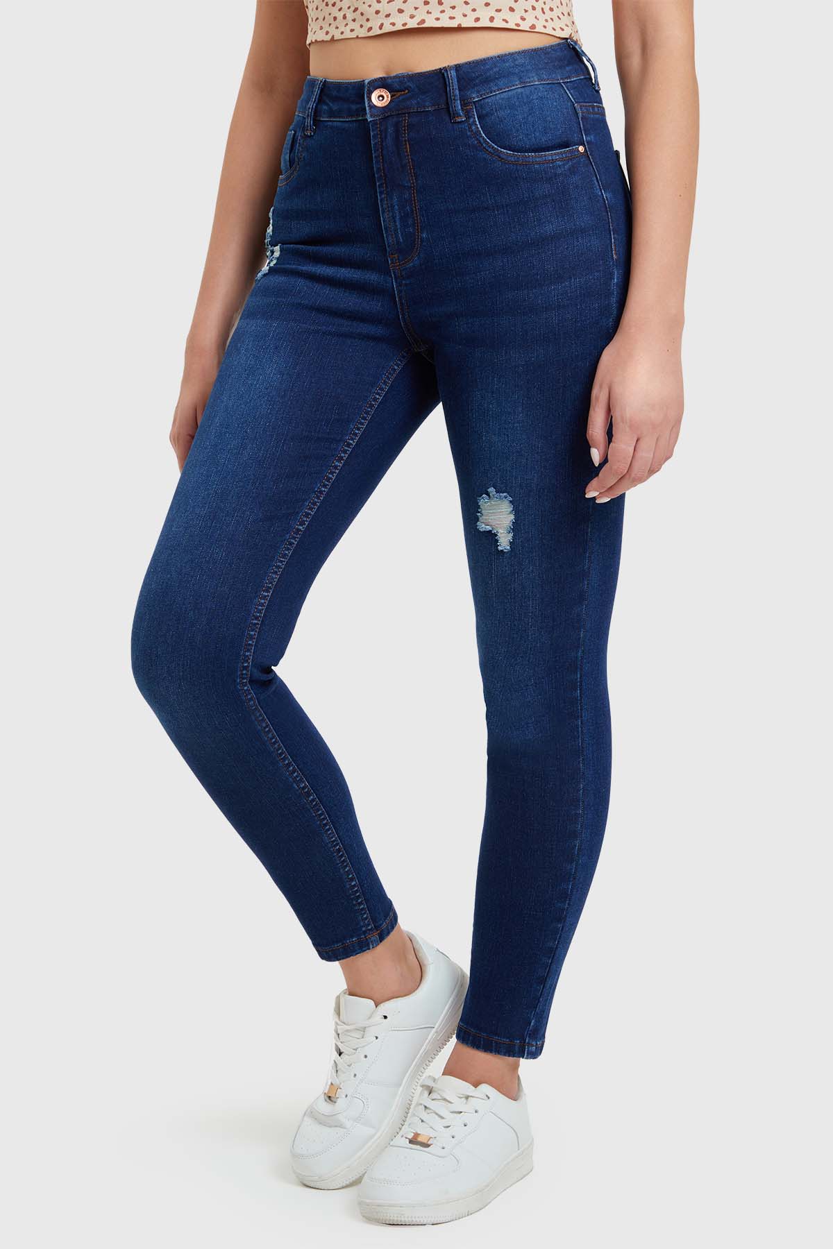Jeans Skinny Mujer Lia Azul - Image 2