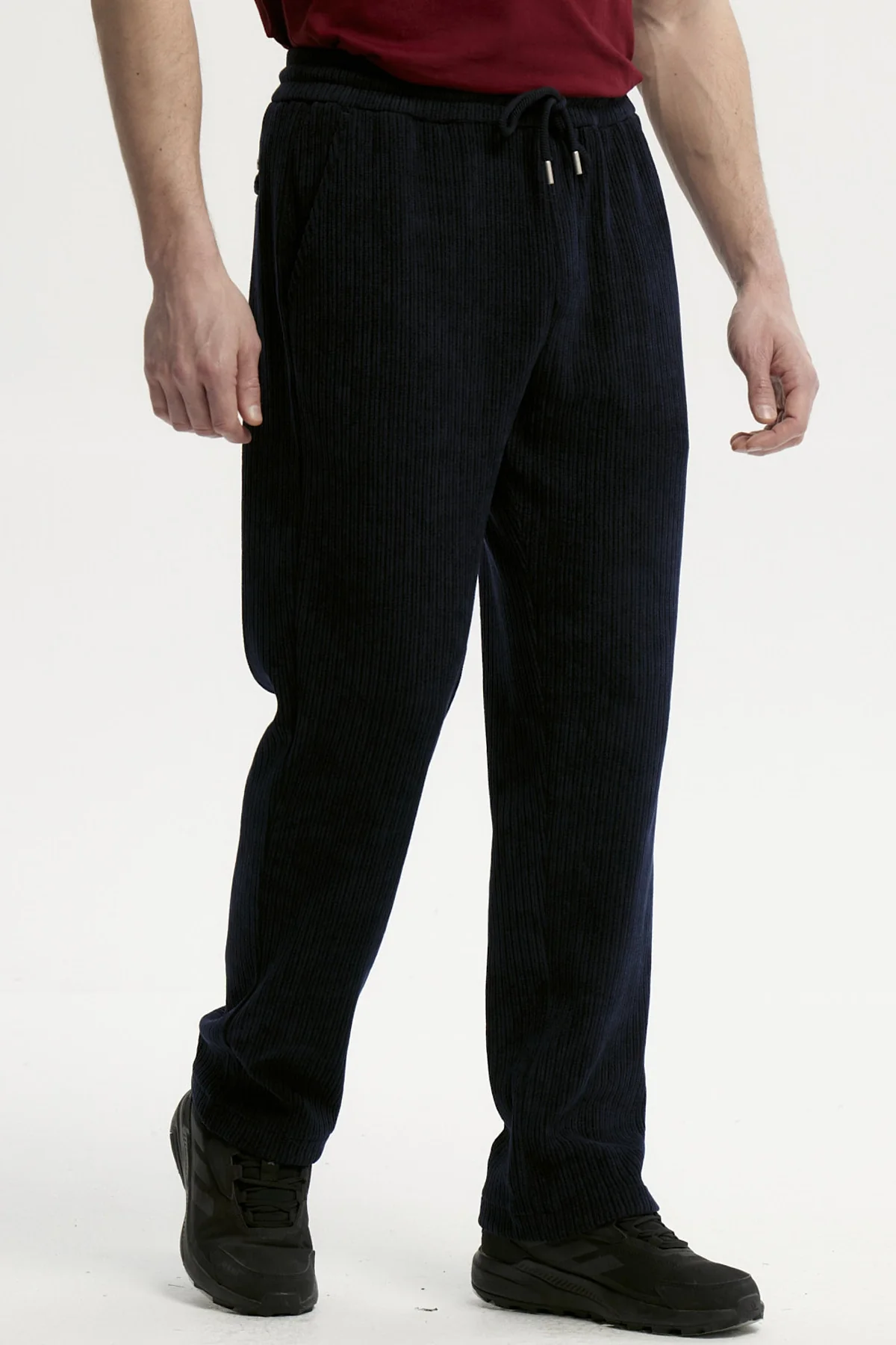 Pantalón Buzo Hombre Calce Recto Azul Marino - Image 2