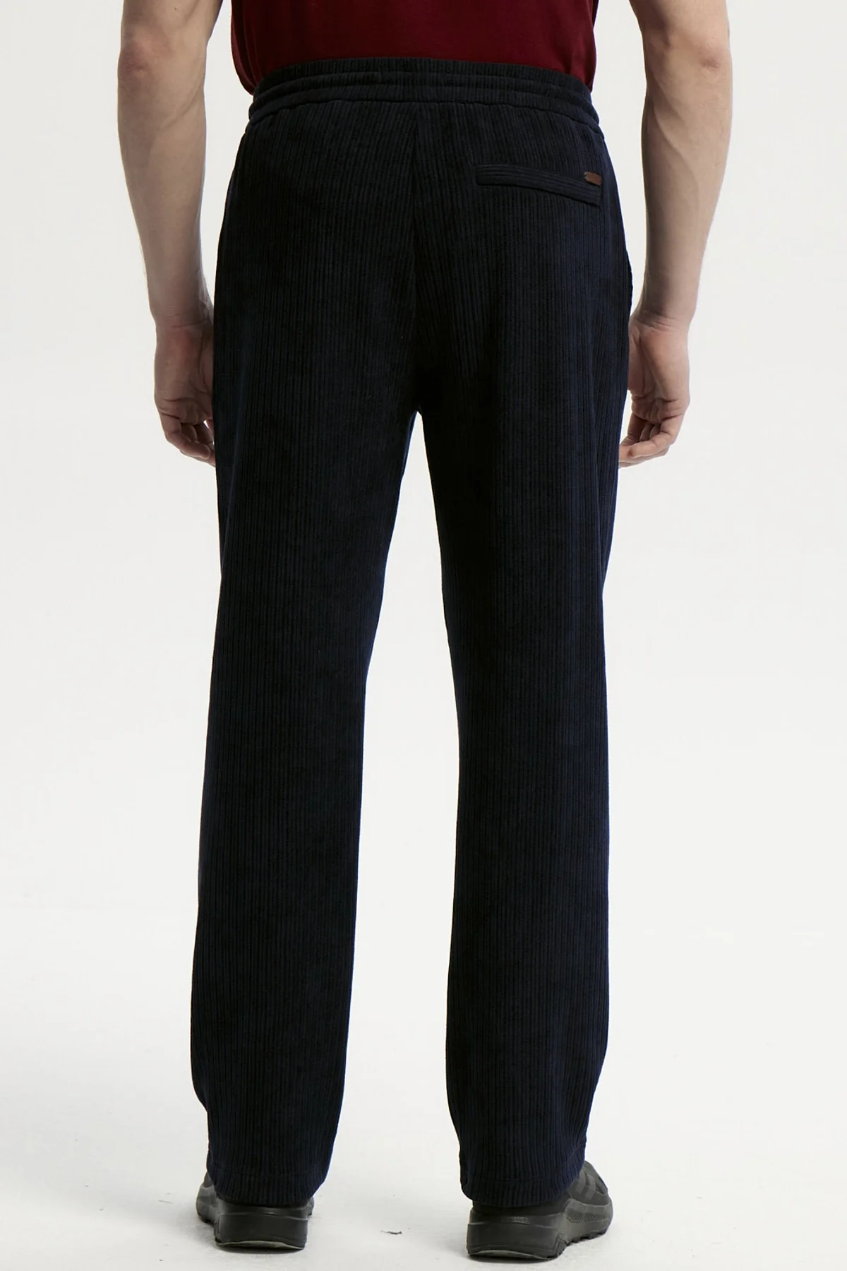 Pantalón Buzo Hombre Calce Recto Azul Marino - Image 3