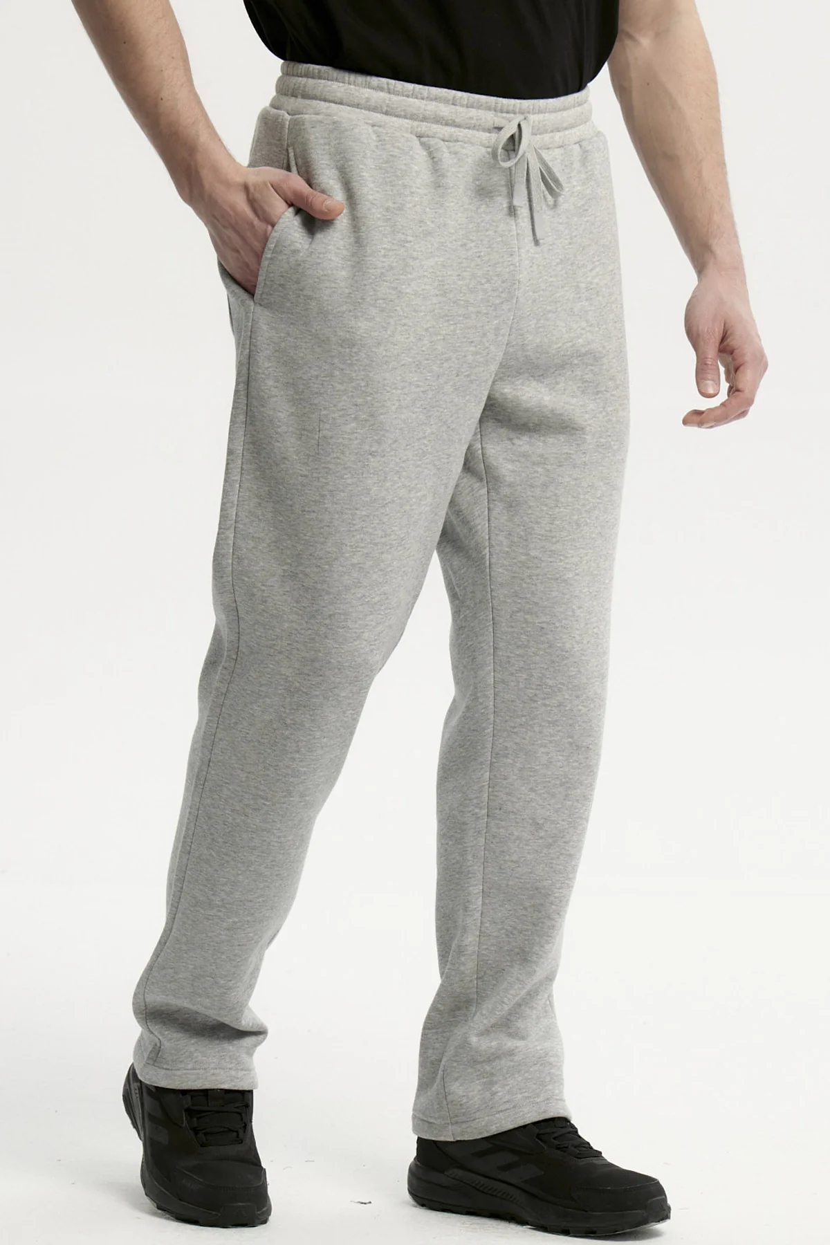 Pantalón Buzo Hombre Calce Recto Gris - Image 2