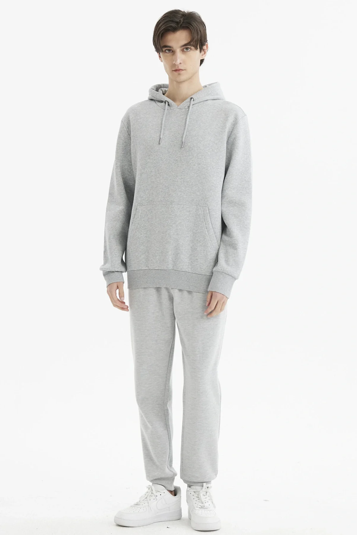 Pantalón Buzo Hombre Jogger Básico Gris Melange - Image 4