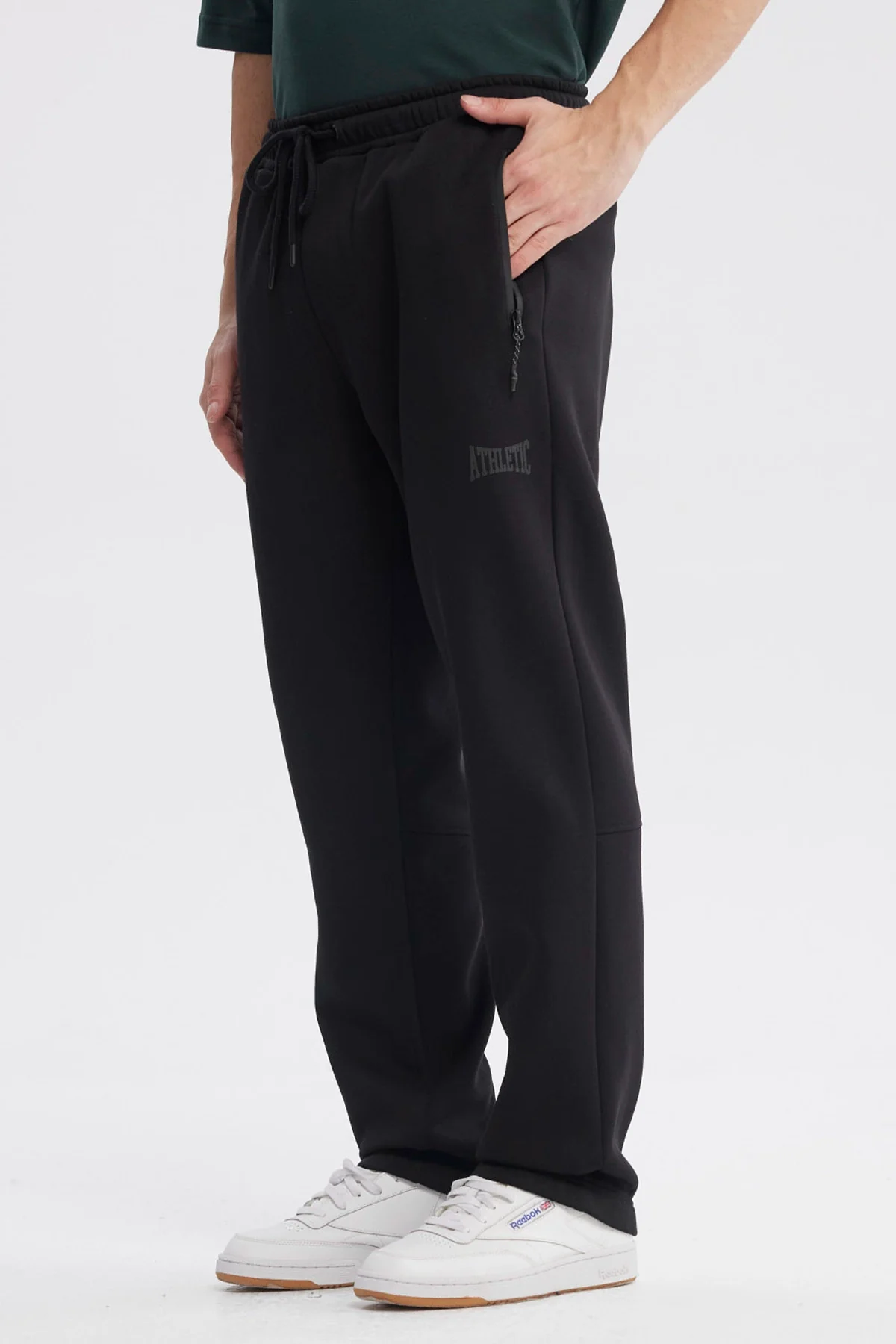 Pantalón Buzo Hombre Sport Negro - Image 2