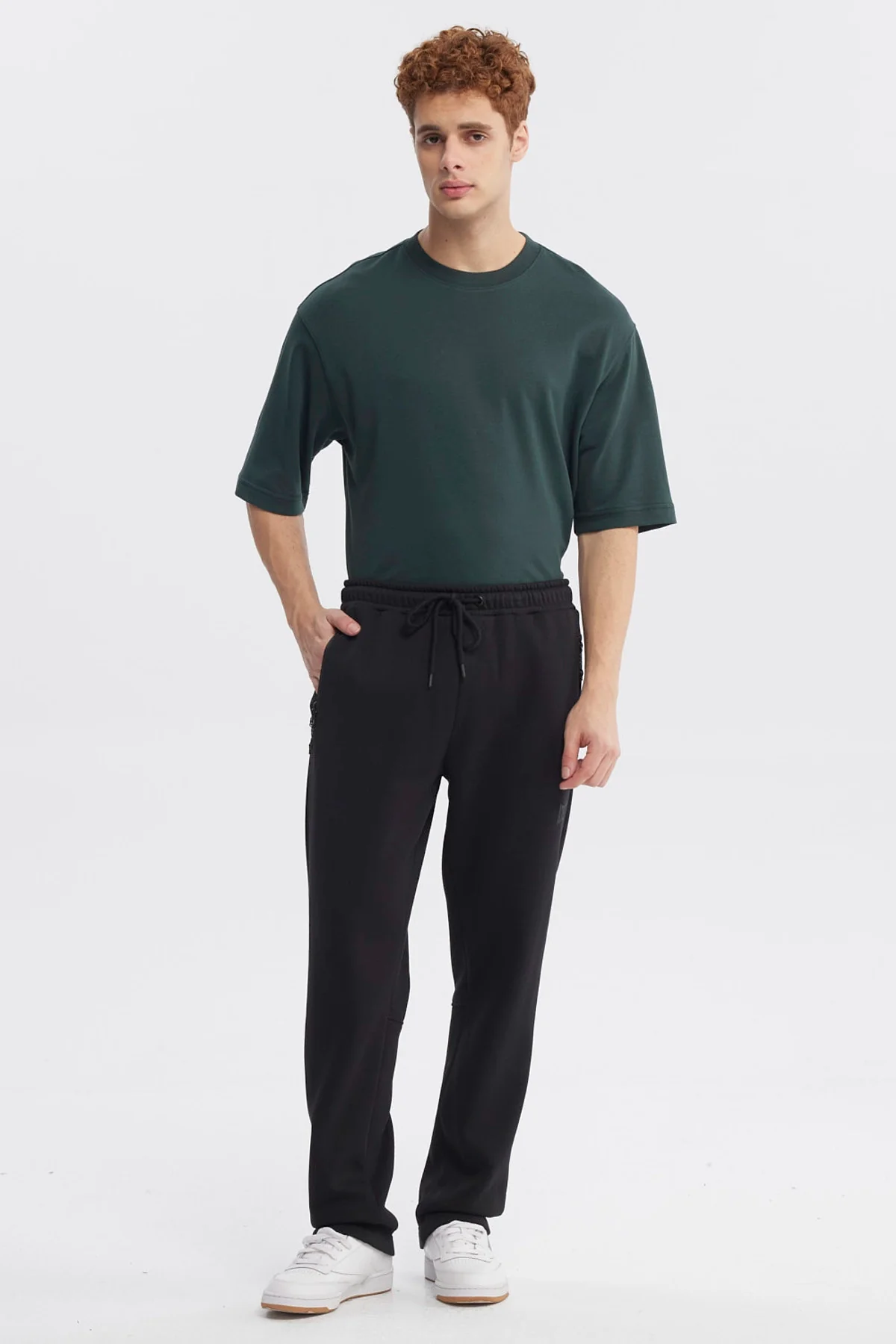 Pantalón Buzo Hombre Sport Negro - Image 4