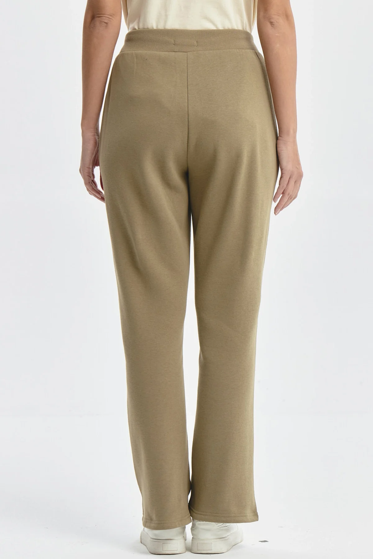 Pantalón Buzo Mujer Clásico Flare Verde - Image 3