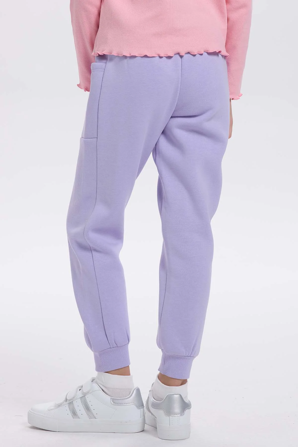 Pantalón Buzo Niña Bipack Negro - Image 4