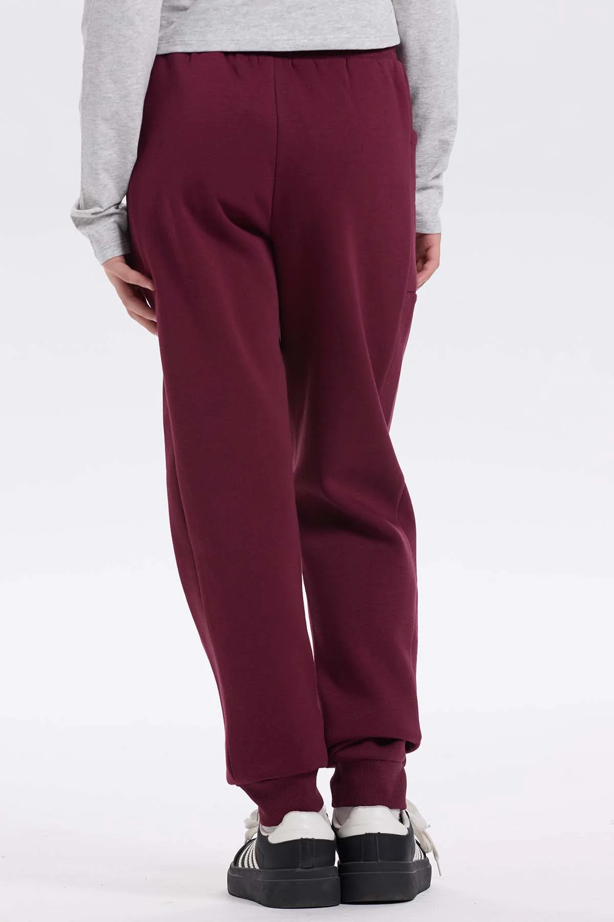 Pantalón Buzo Niña Bipack Vino - Image 5