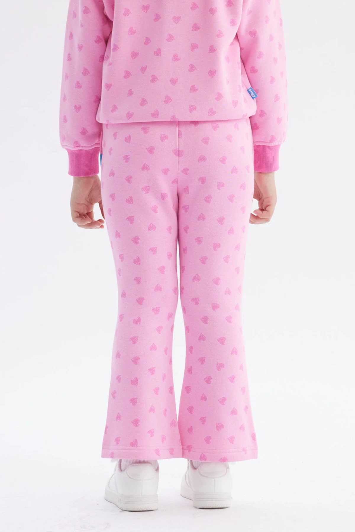 Pantalón Buzo Niña Flare Bluey Rosado - Image 3