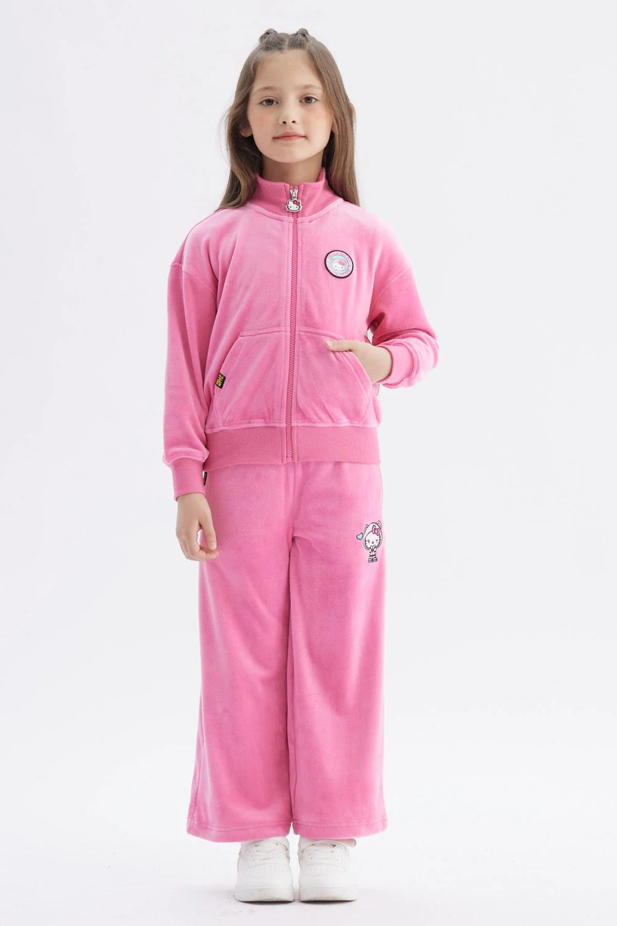 Pantalón Buzo Niña Hello Kitty Rosado - Image 4