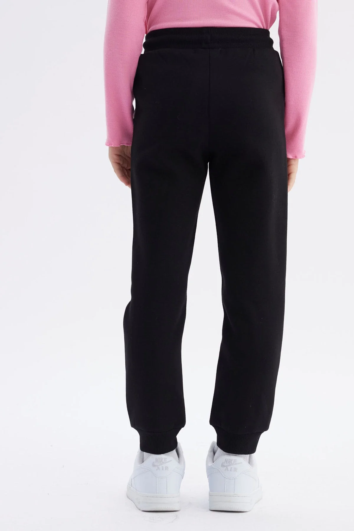 Pantalón Buzo Niña Jogger Negro - Image 3