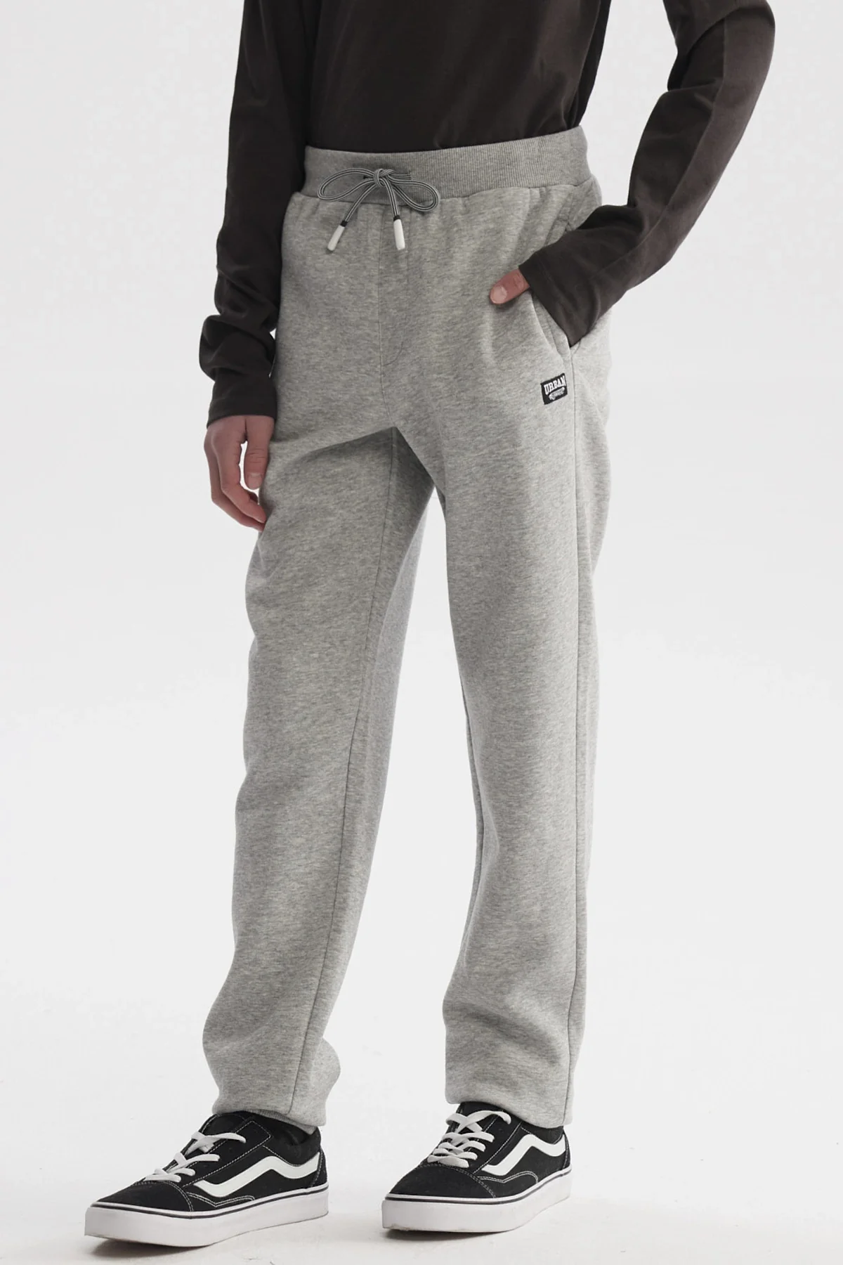 Pantalón Buzo Niño Bipack Teen Gris Melange - Image 3