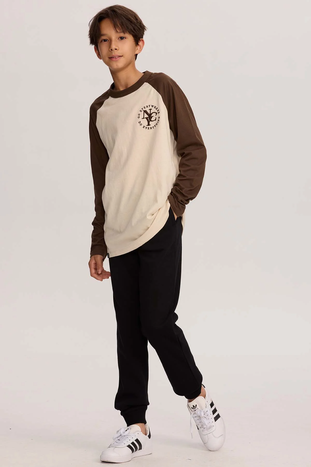 Pantalón Buzo Niño Bipack Teens  Negro - Image 7