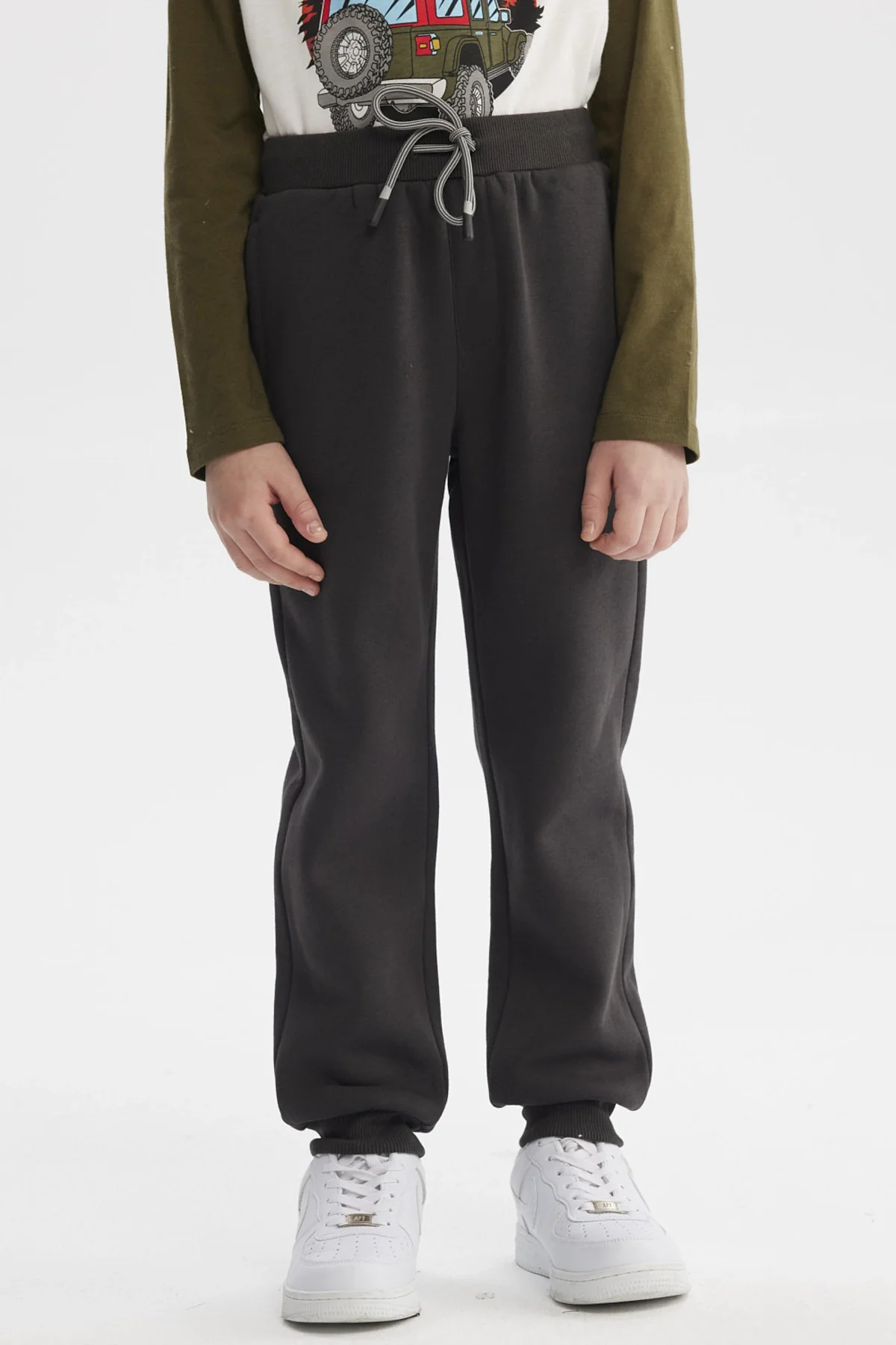 Pantalón Buzo Niño Bipack Toddler Verde Militar - Image 2