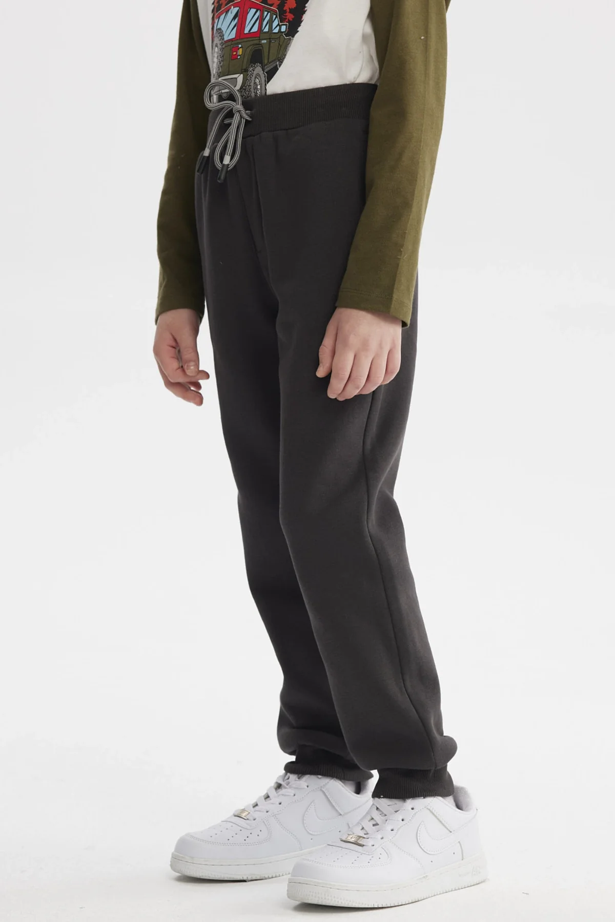 Pantalón Buzo Niño Bipack Toddler Verde Militar - Image 4