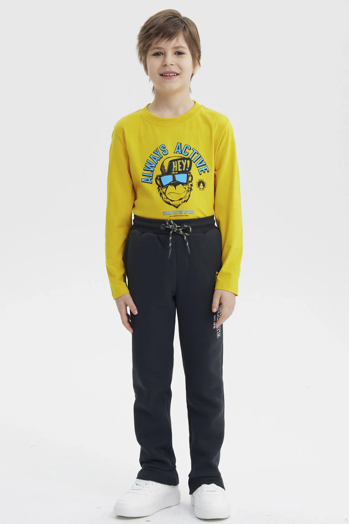 Pantalón Buzo Niño Jogger Marengo - Image 4