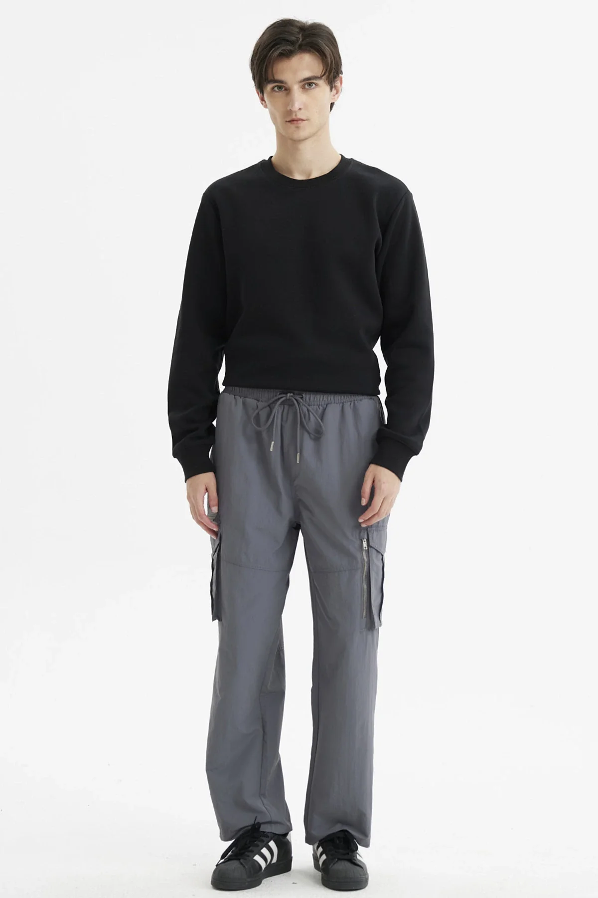 Pantalón Hombre Cargo Parachute Marengo - Image 4
