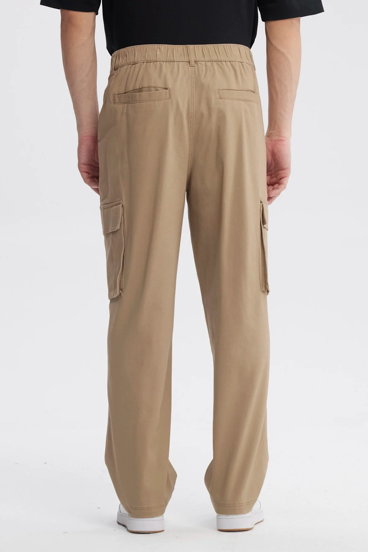 Pantalón Hombre Cargo Wide Leg Kaki - Image 3