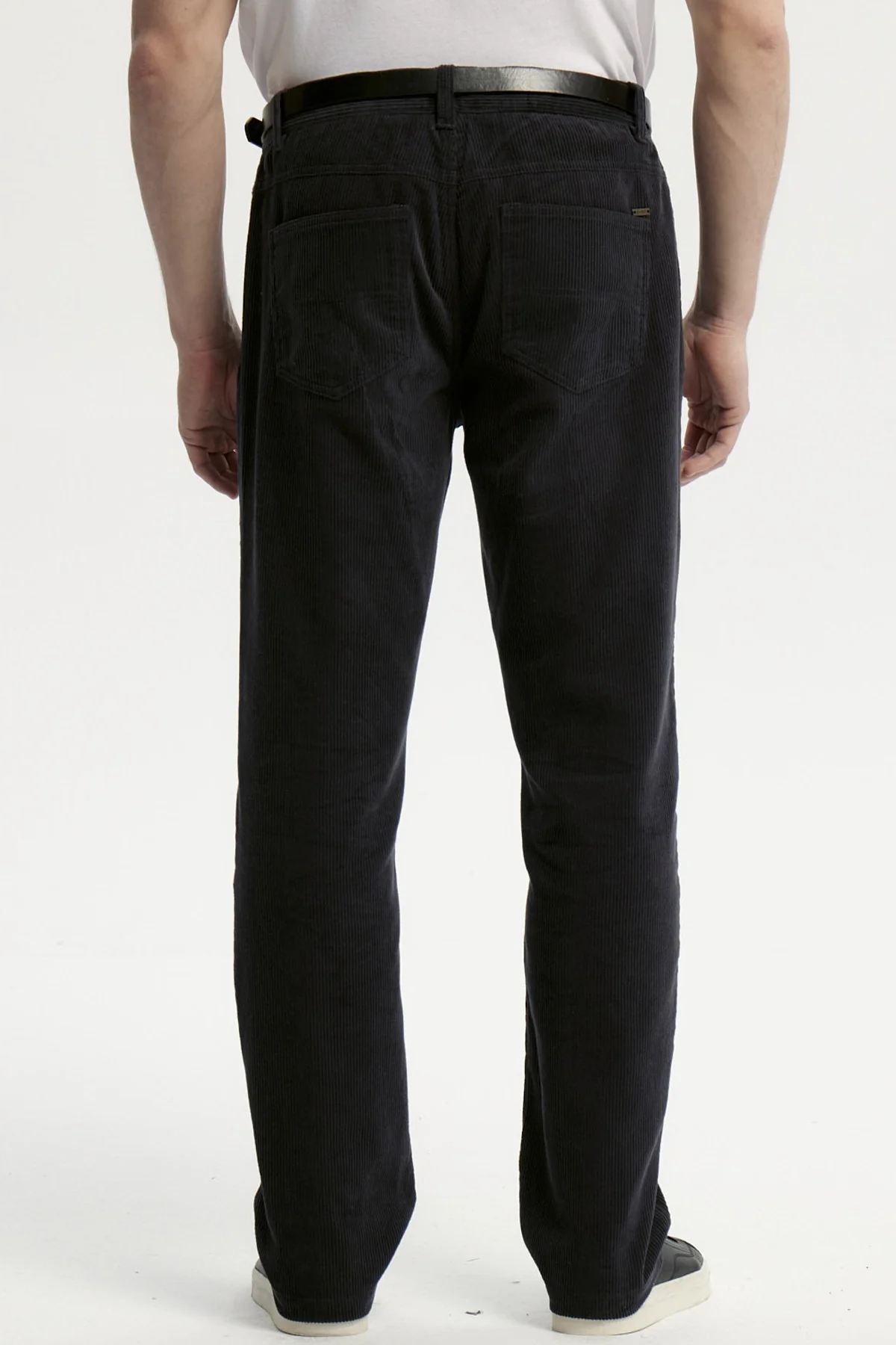 Pantalón Hombre Cotelé Azul Oscuro - Image 3