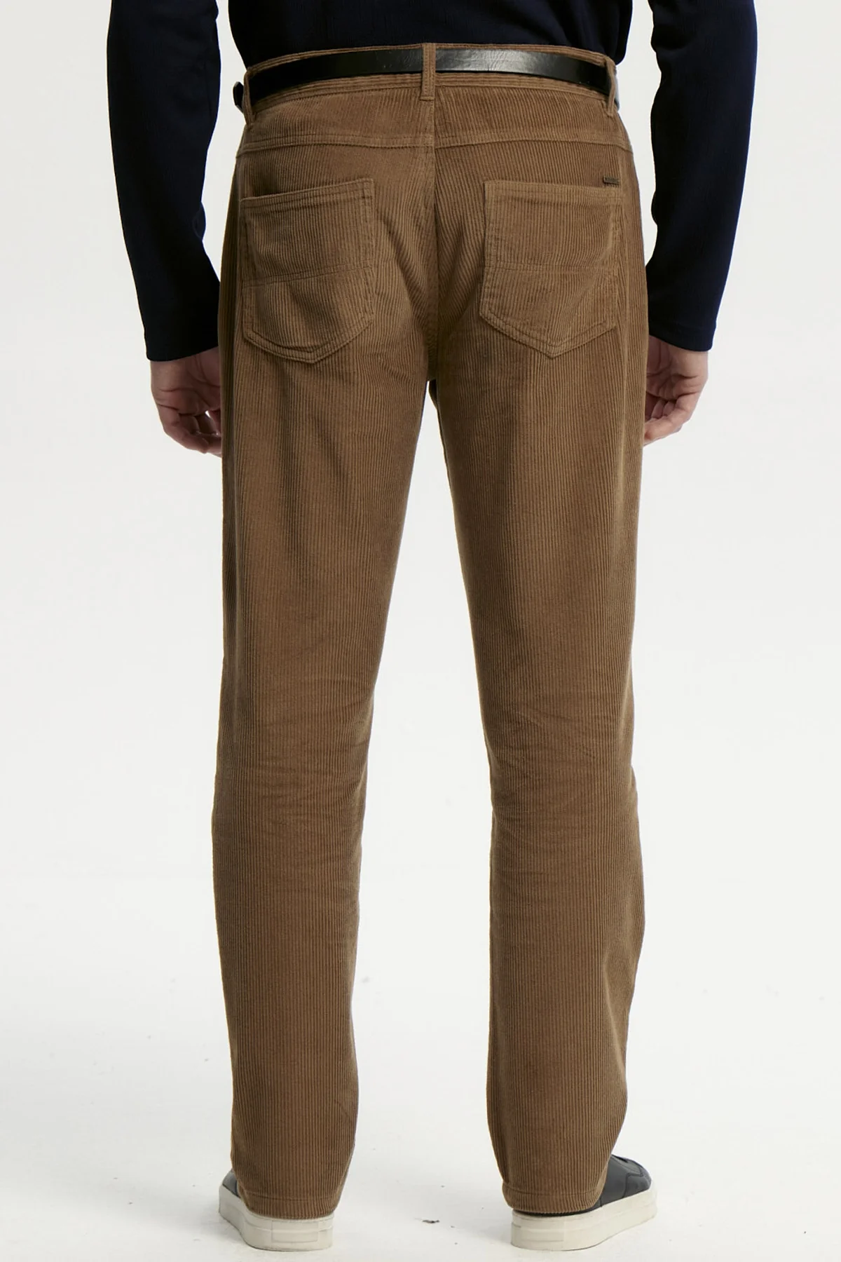Pantalón Hombre Cotelé Café Claro - Image 3
