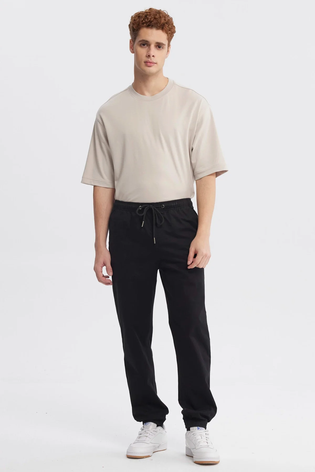 Pantalón Hombre Jogger Twill Negro - Image 4
