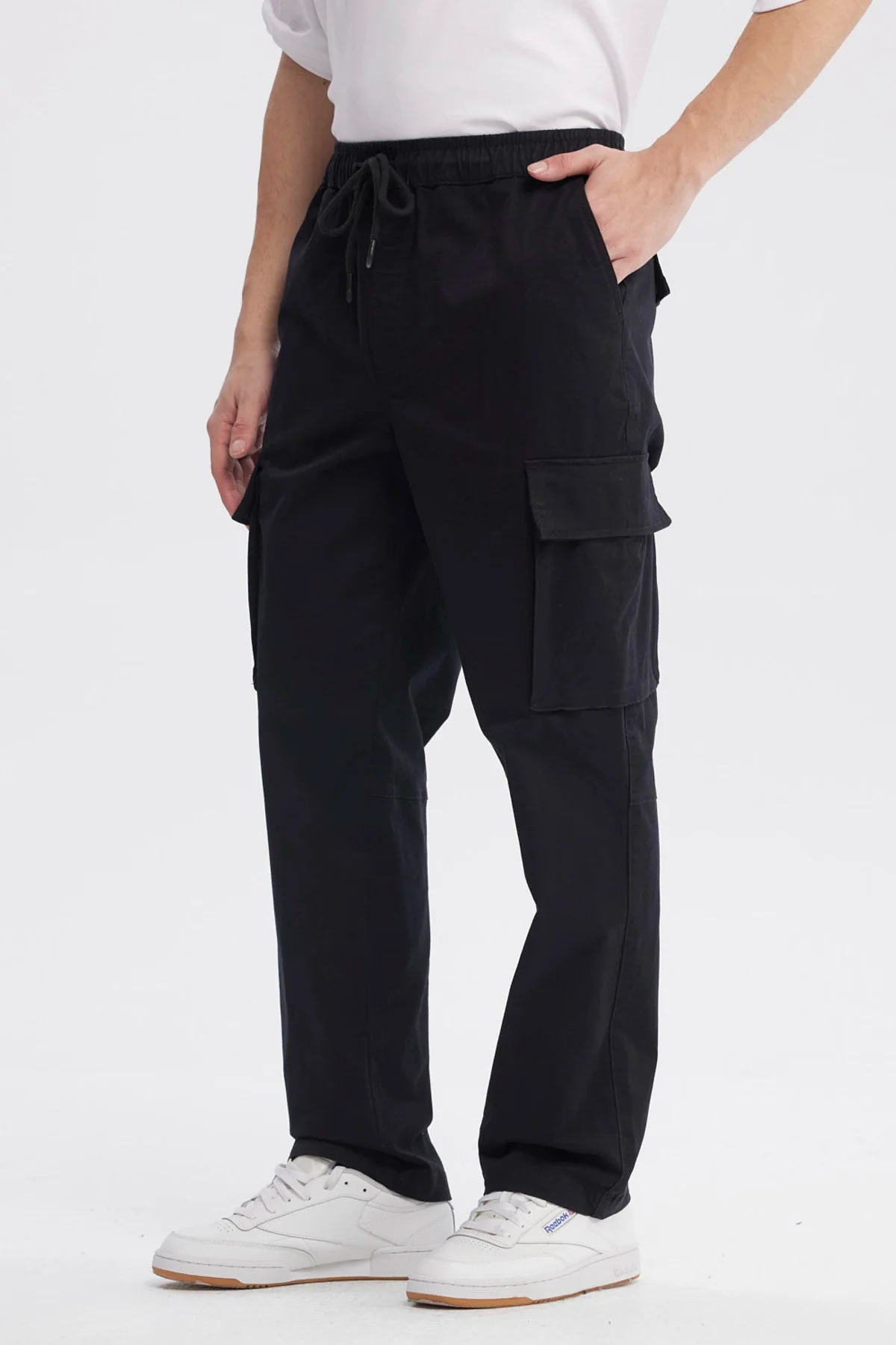 Pantalón Hombre Juvenil Calce Recto Negro - Image 2