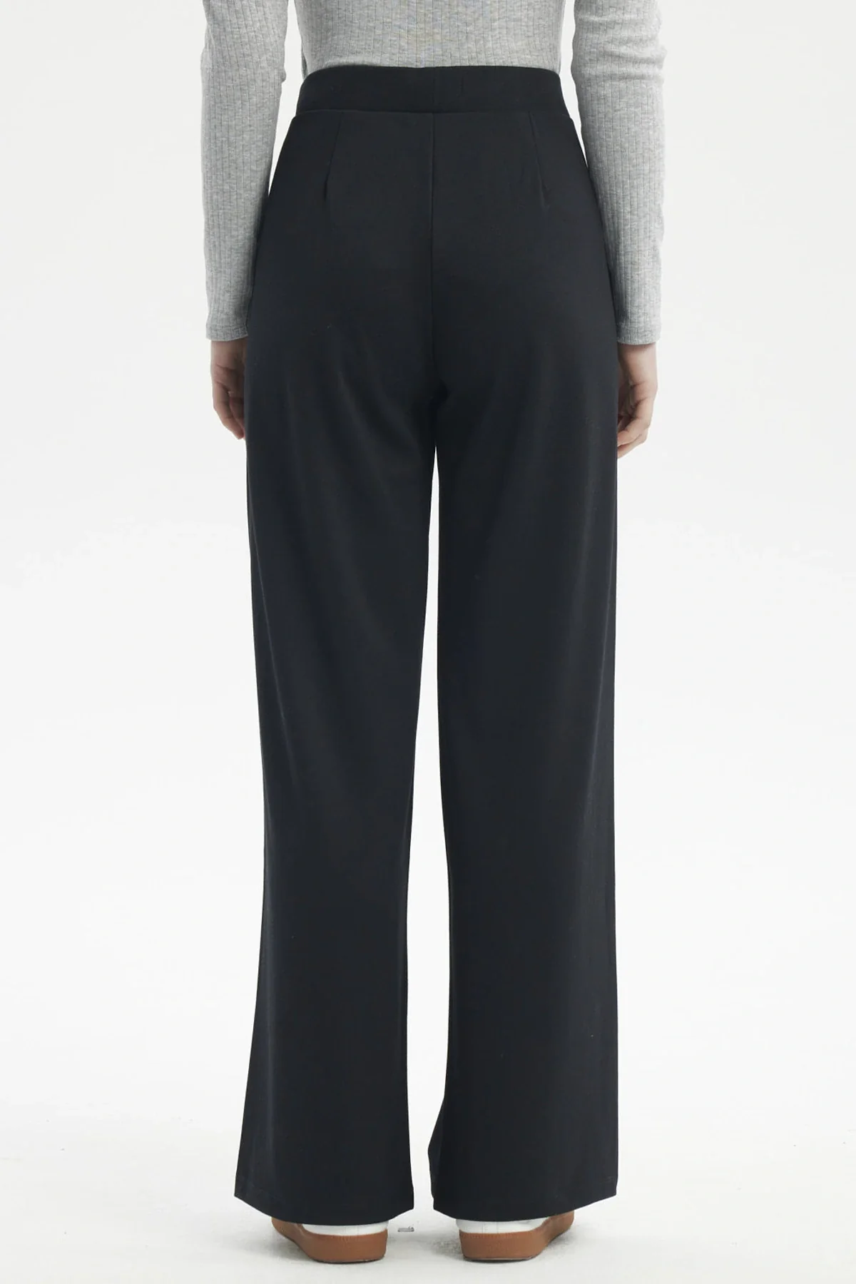 Pantalón Mujer Calce Recto Negro - Image 3