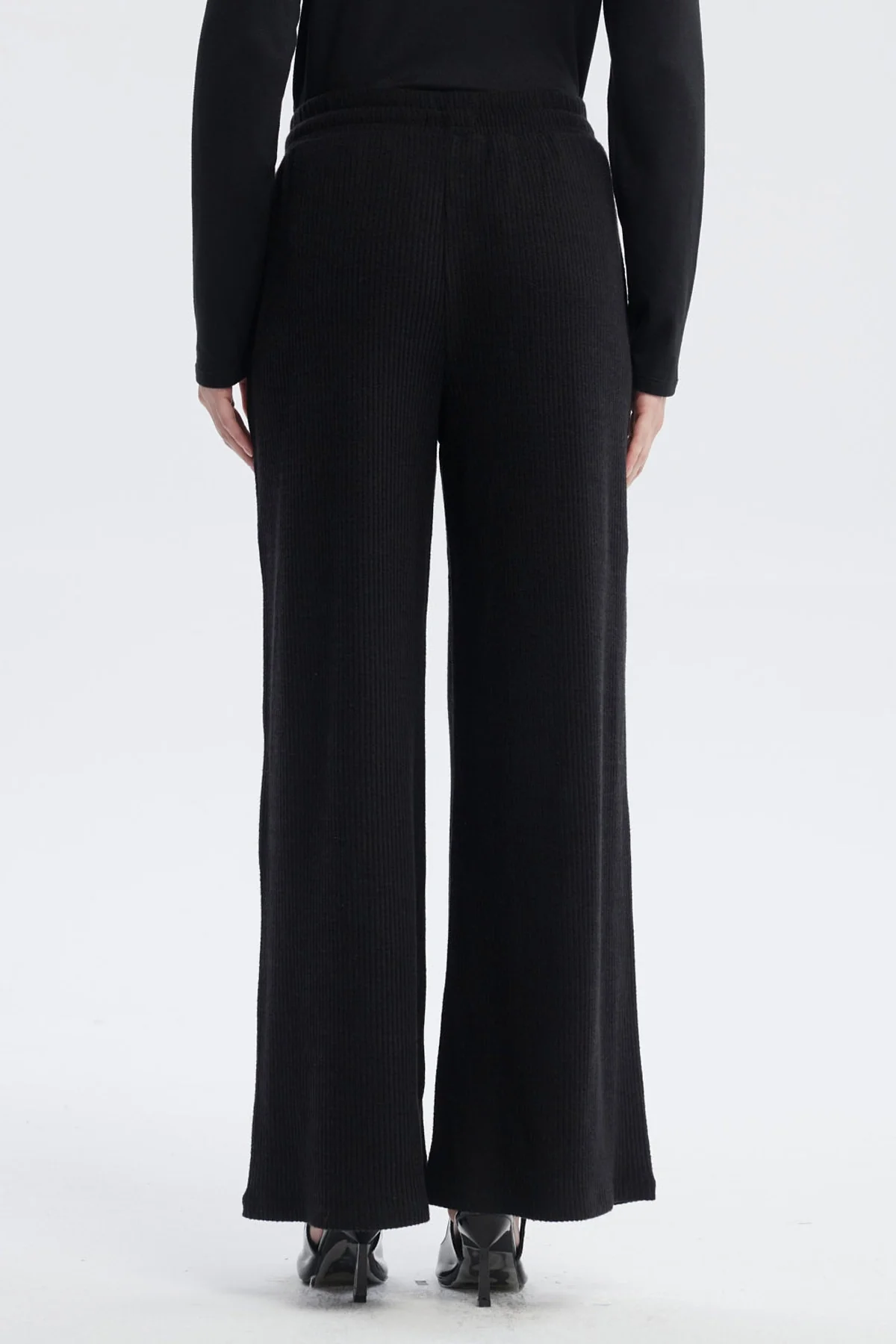 Pantalón Mujer Pretina Con Cordón Negro - Image 3