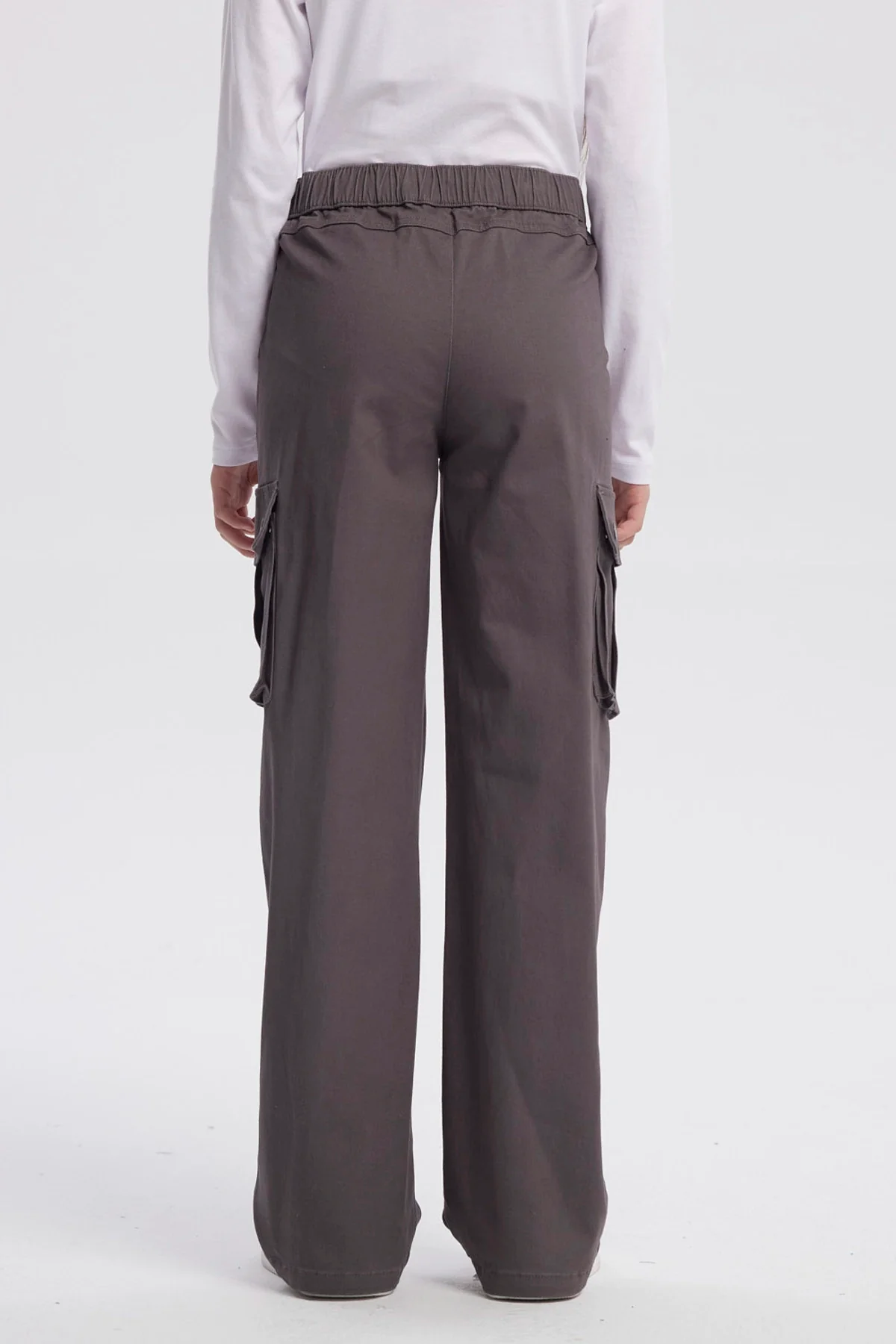 Pantalón Niña Cargo Cordón Marengo - Image 3