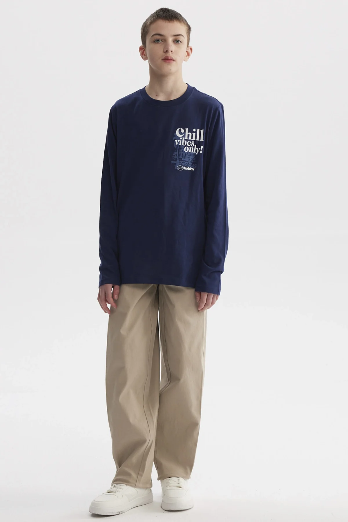 Pantalón Niño Baggy Beige - Image 4