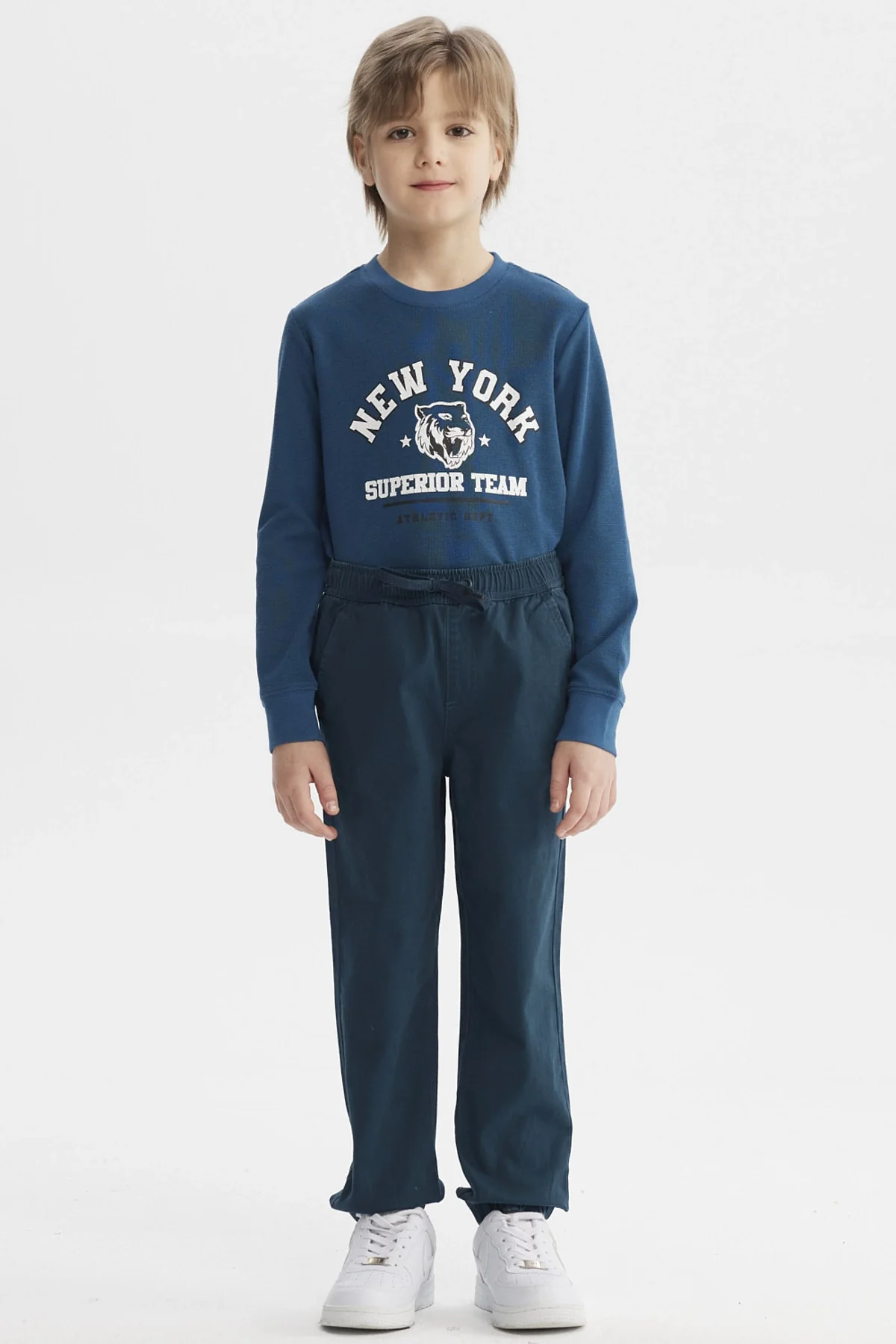 Pantalón Niño Básico Petroleo - Image 4