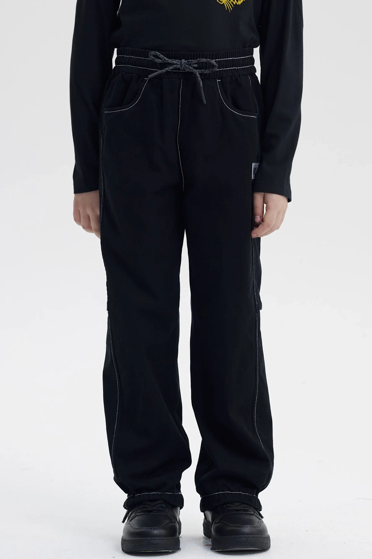 Pantalón Niño Pitillo Negro