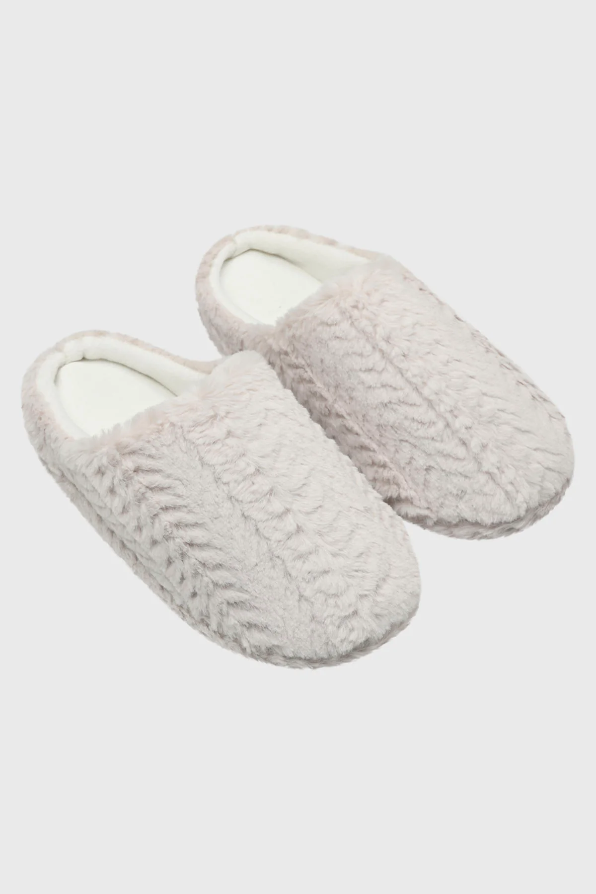 Pantufla Mujer Casual Gris - Image 2