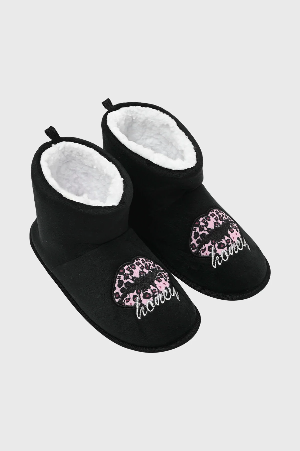Pantufla Mujer Casual Negro - Image 2