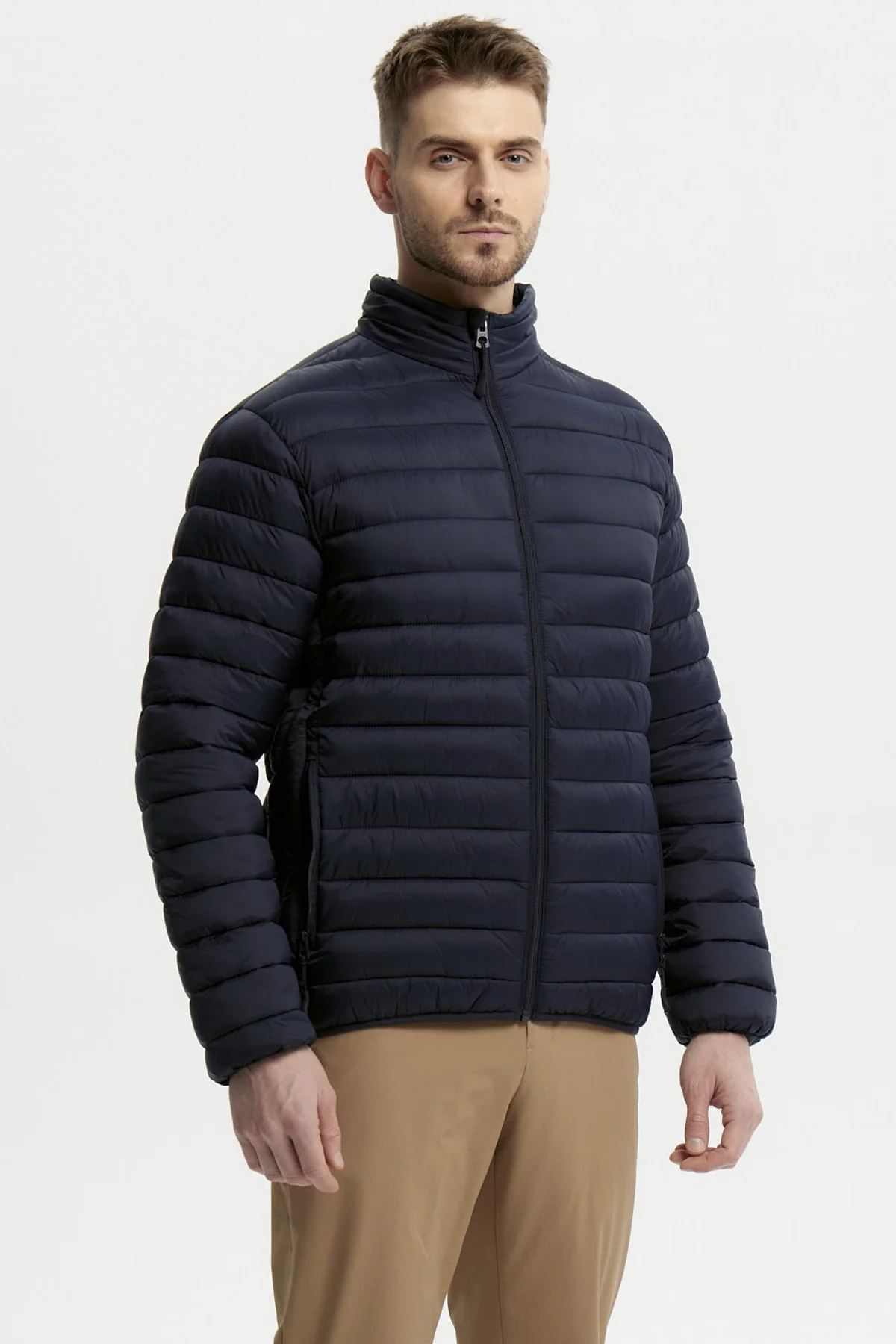 Parka Hombre Básica Azul Marino - Image 2