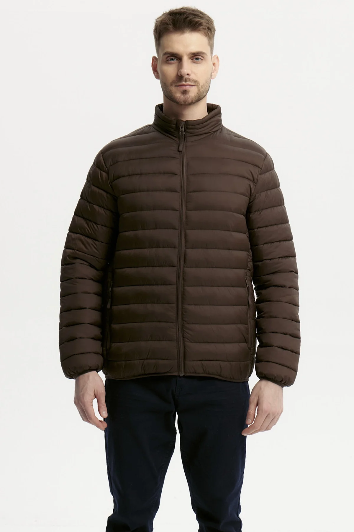 Parka Hombre Básica Chocolate