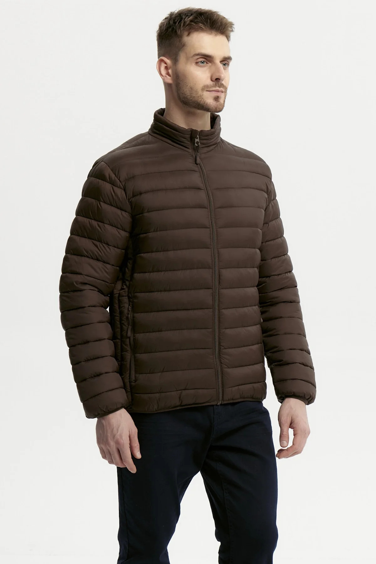 Parka Hombre Básica Chocolate - Image 2